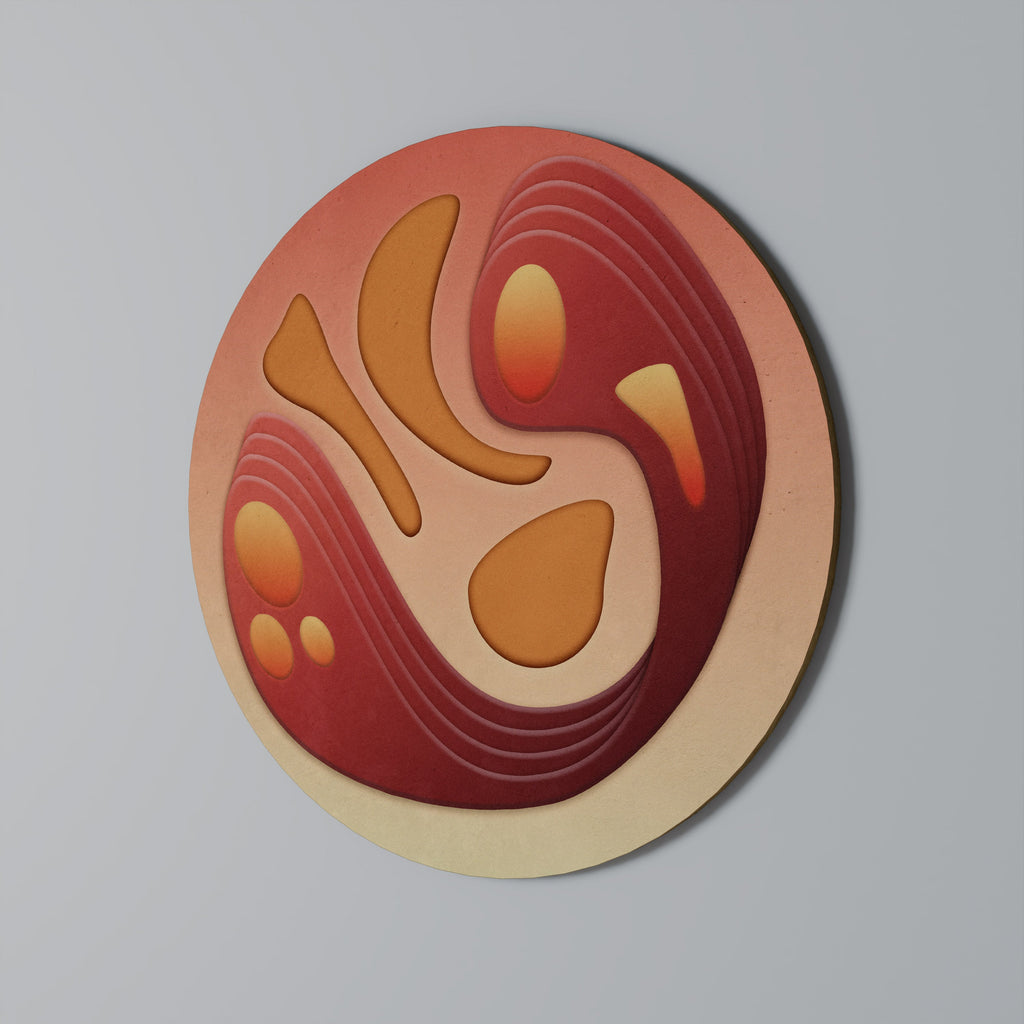 STRUCTURE D'IMMERSION Art mural rond