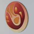 IMMERSION STRUCTURE Round Wall Art