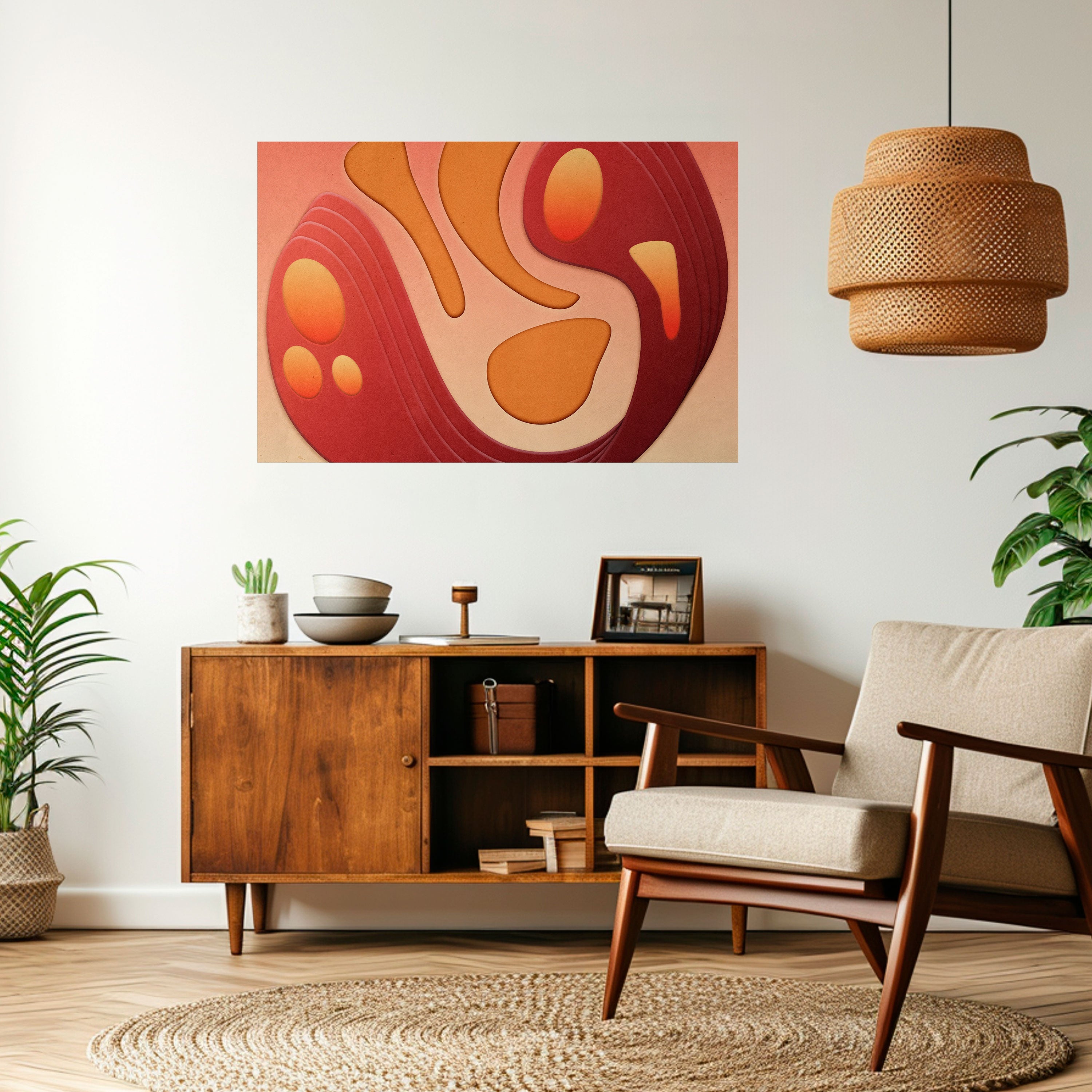 STRUCTURE D'IMMERSION Affiche horizontale autocollante