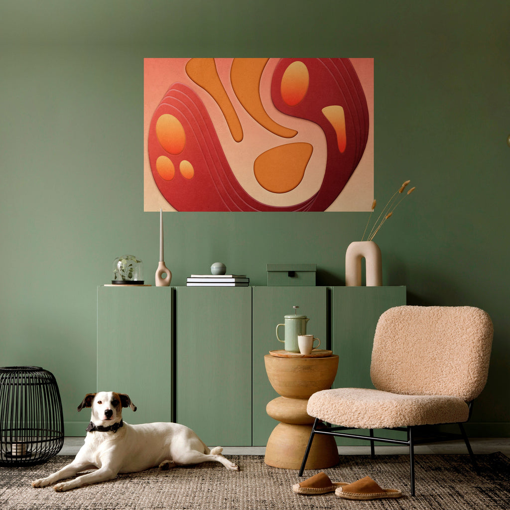 STRUCTURE D'IMMERSION Affiche horizontale autocollante