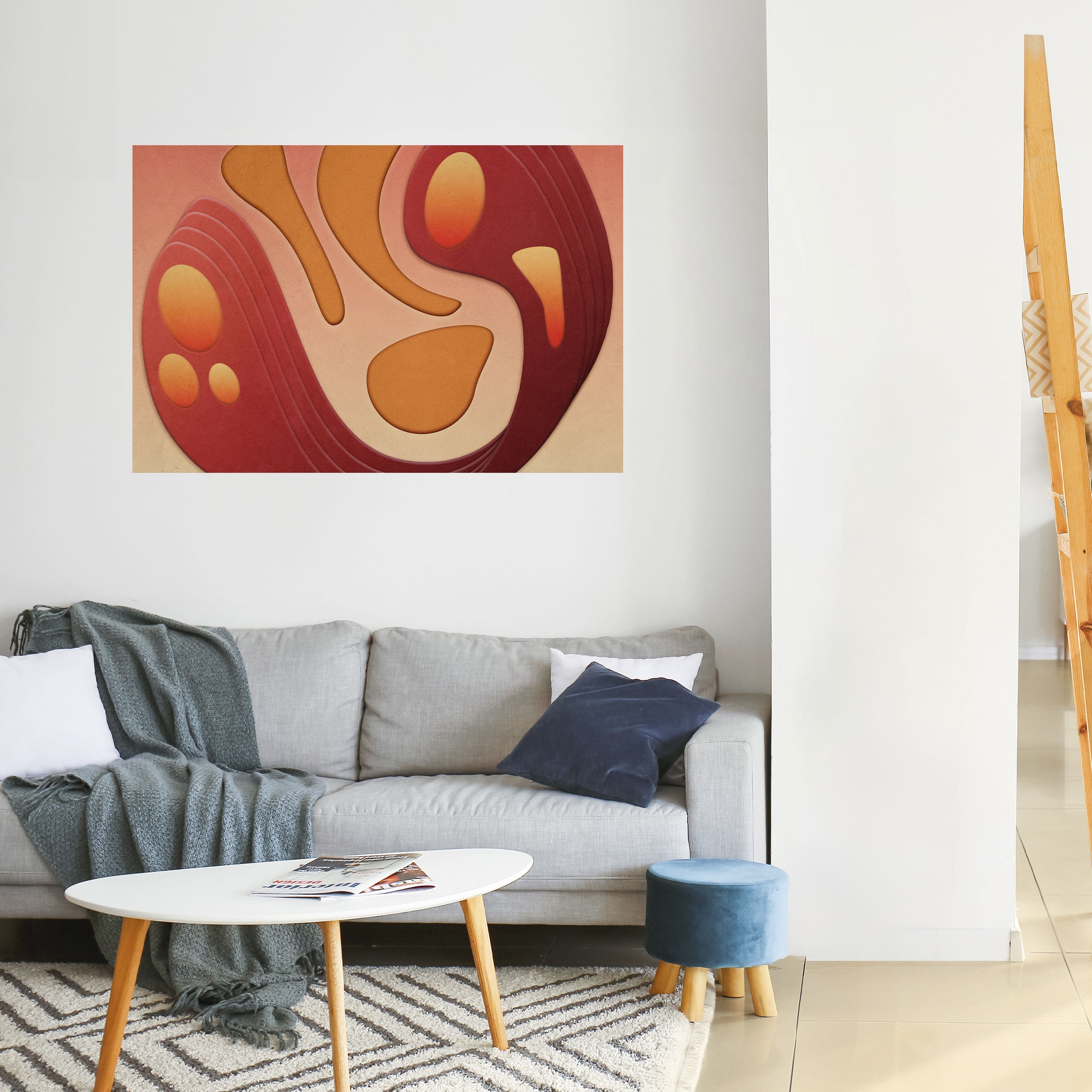 STRUCTURE D'IMMERSION Affiche horizontale autocollante