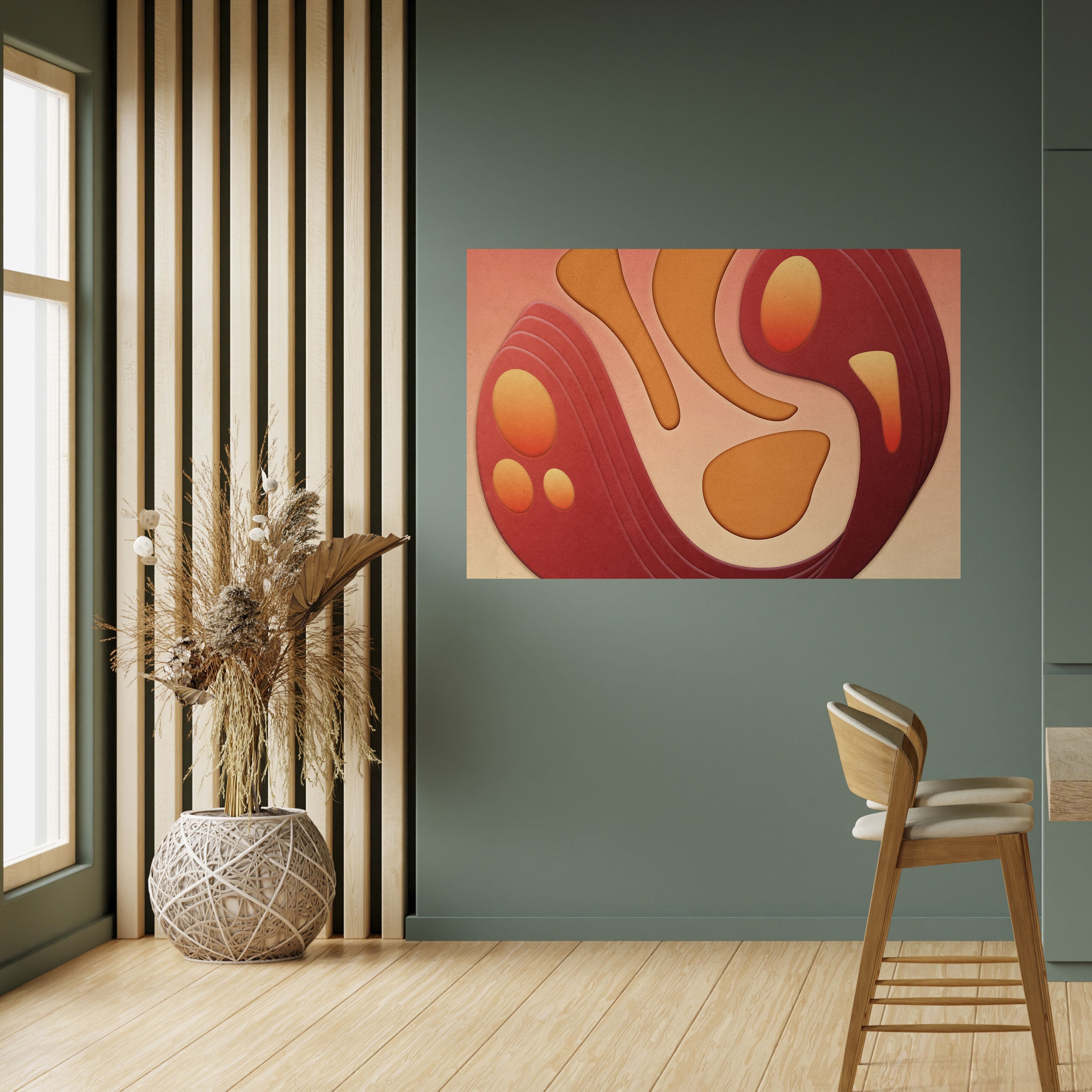 STRUCTURE D'IMMERSION Affiche horizontale autocollante