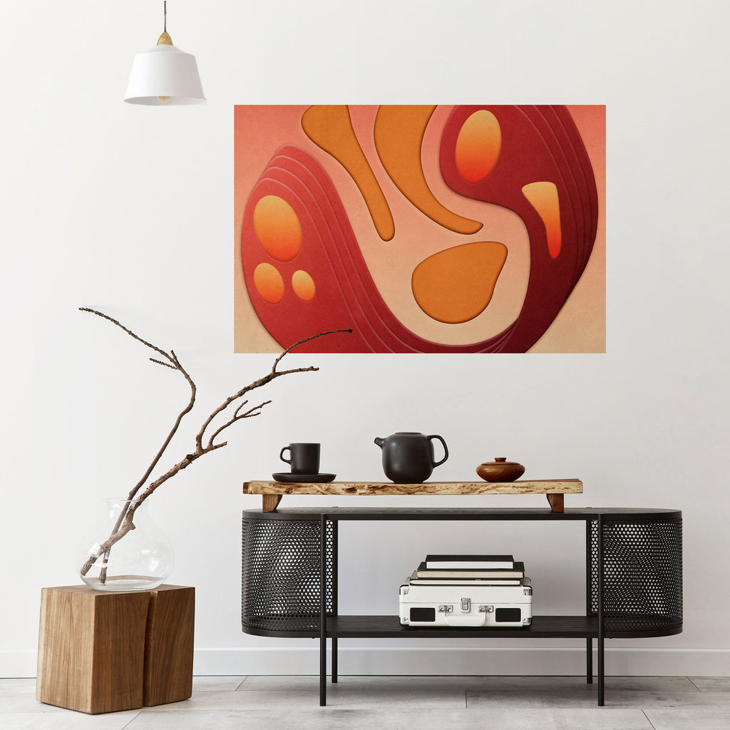 STRUCTURE D'IMMERSION Affiche horizontale autocollante