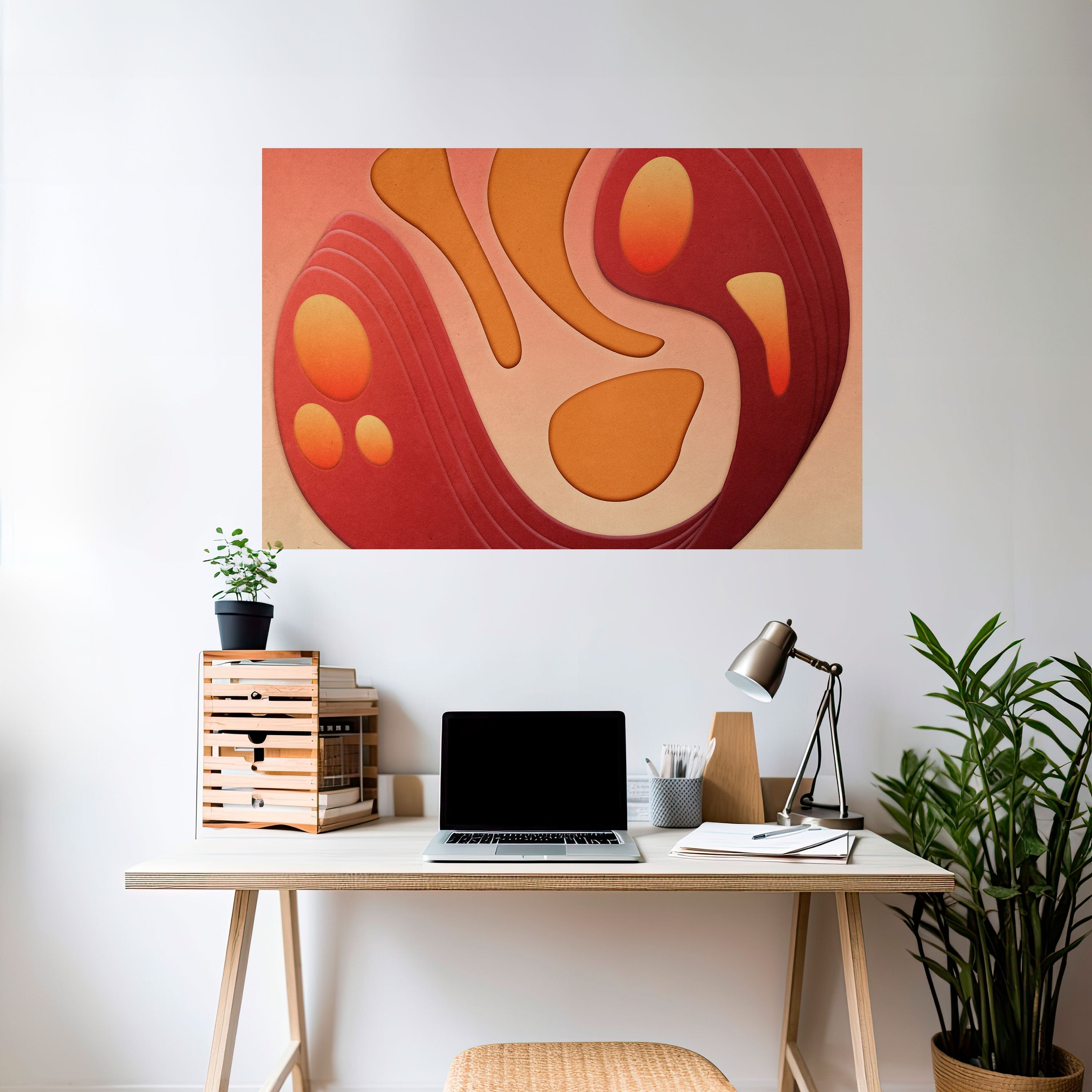 STRUCTURE D'IMMERSION Affiche horizontale autocollante