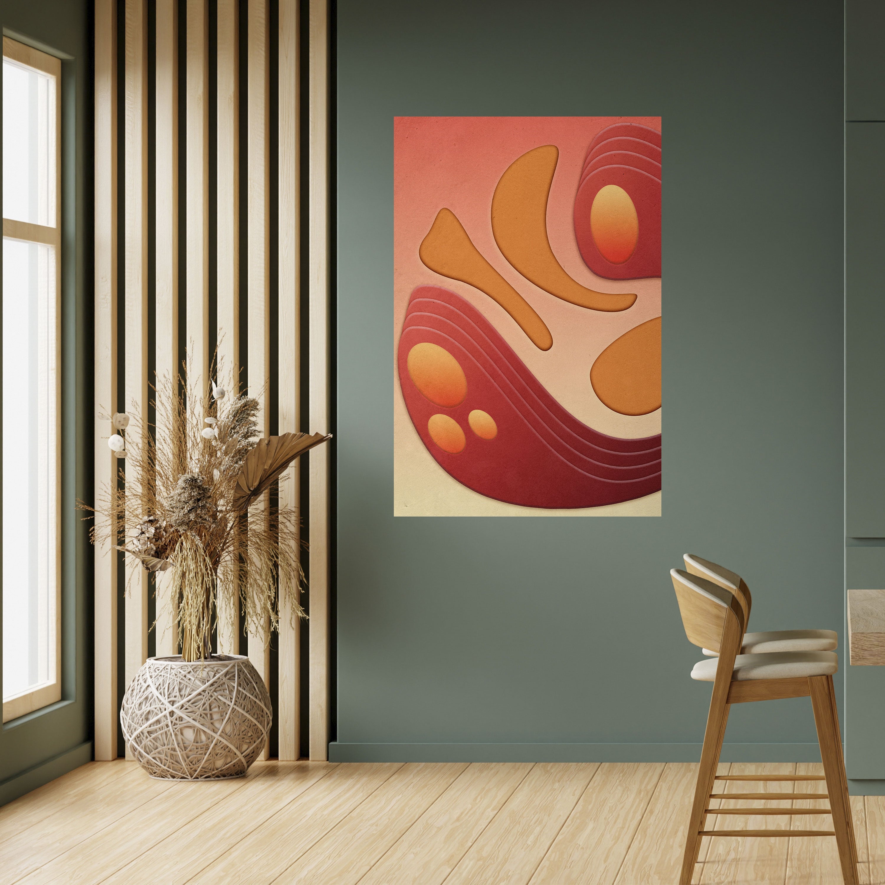 STRUCTURE D'IMMERSION Affiche verticale autocollante