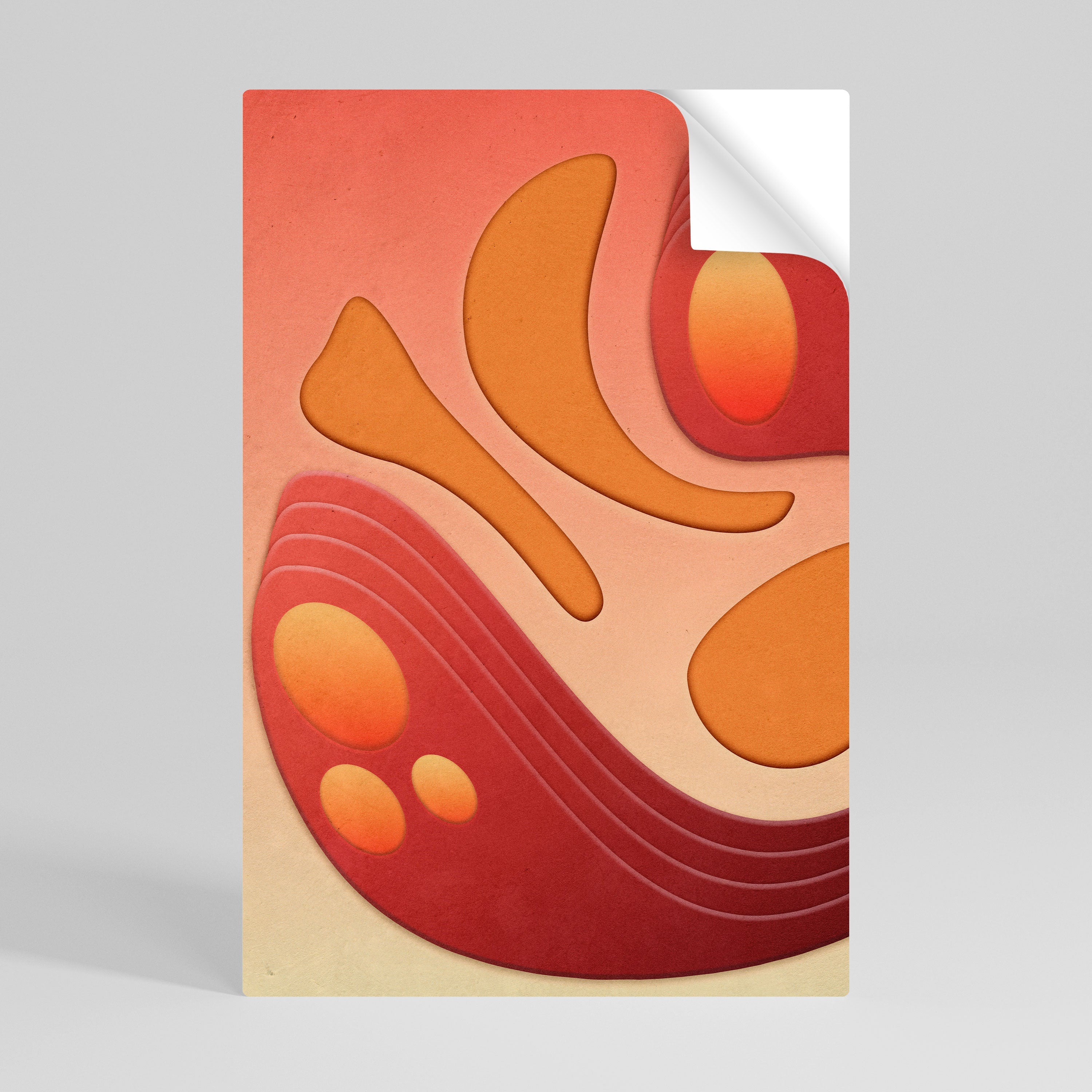 STRUCTURE D'IMMERSION Affiche verticale autocollante
