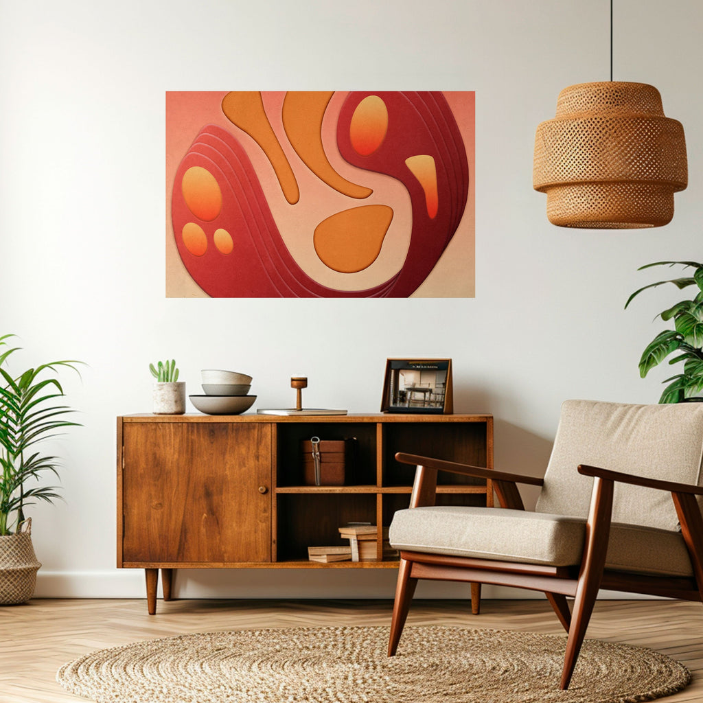 STRUCTURE D'IMMERSION Affiche horizontale autocollante