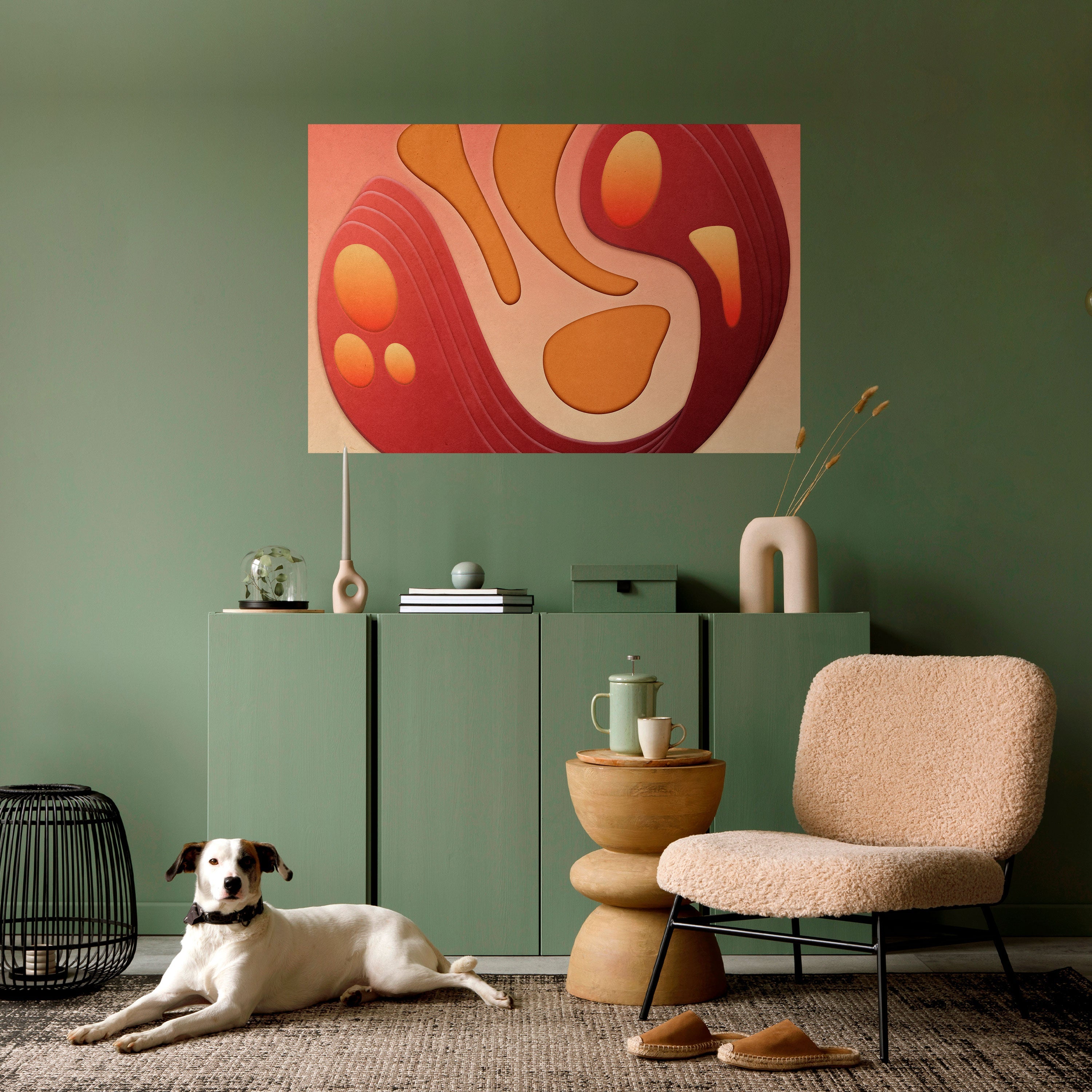 STRUCTURE D'IMMERSION Affiche horizontale autocollante