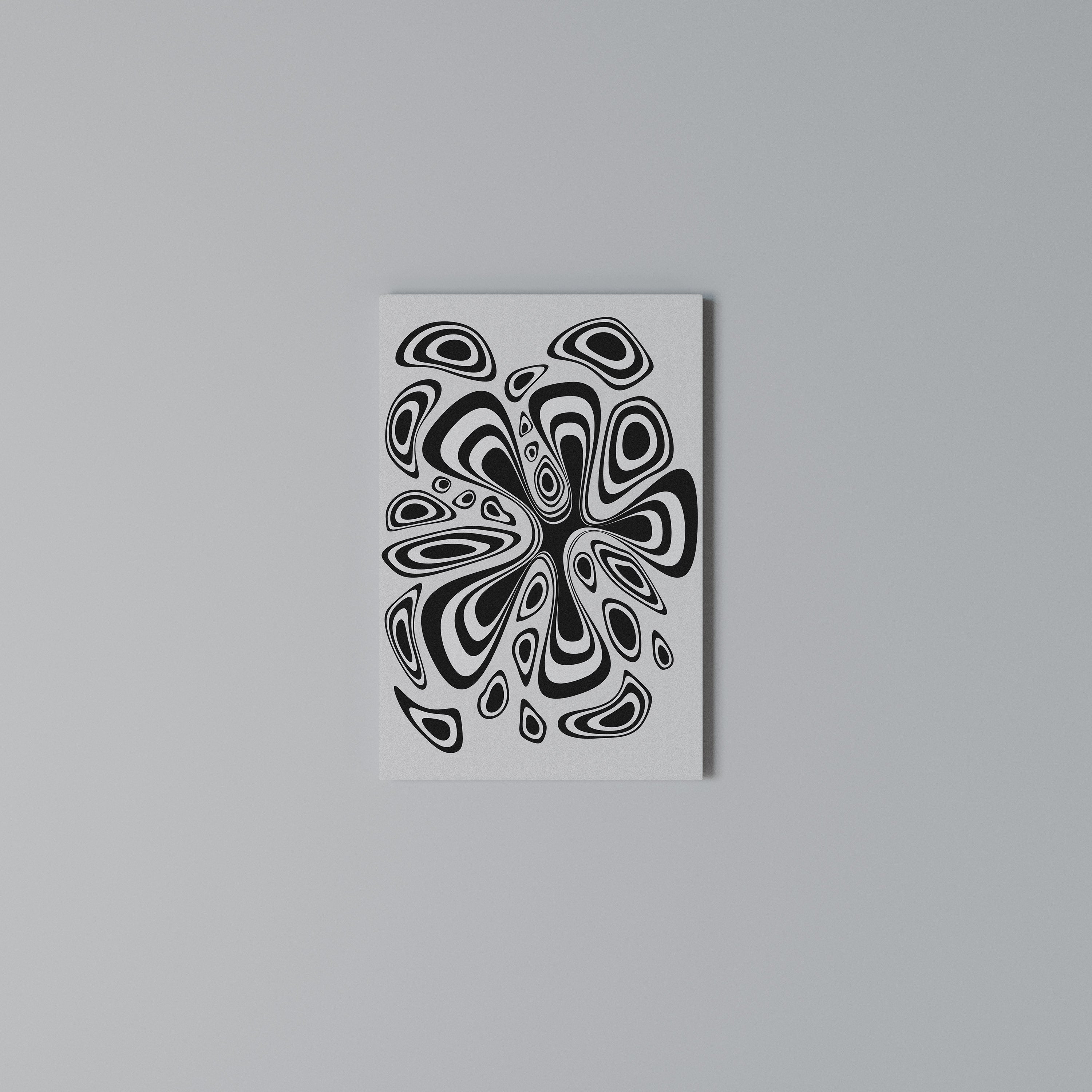 HIPNOTIZING BLOT Vertical Canvas Print