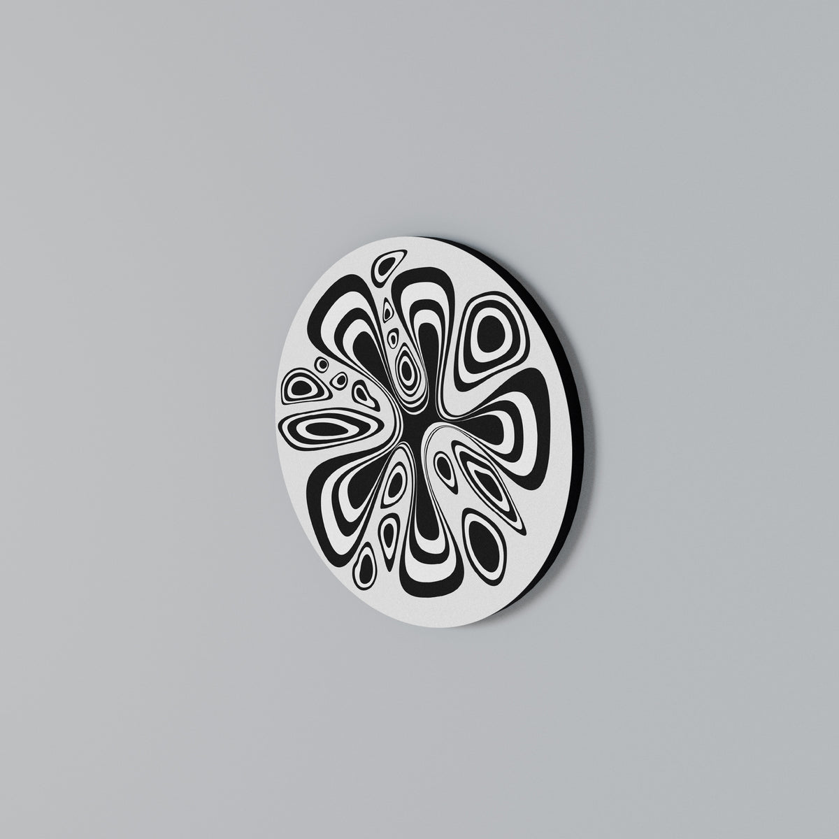 HIPNOTIZING BLOT Round Wall Art
