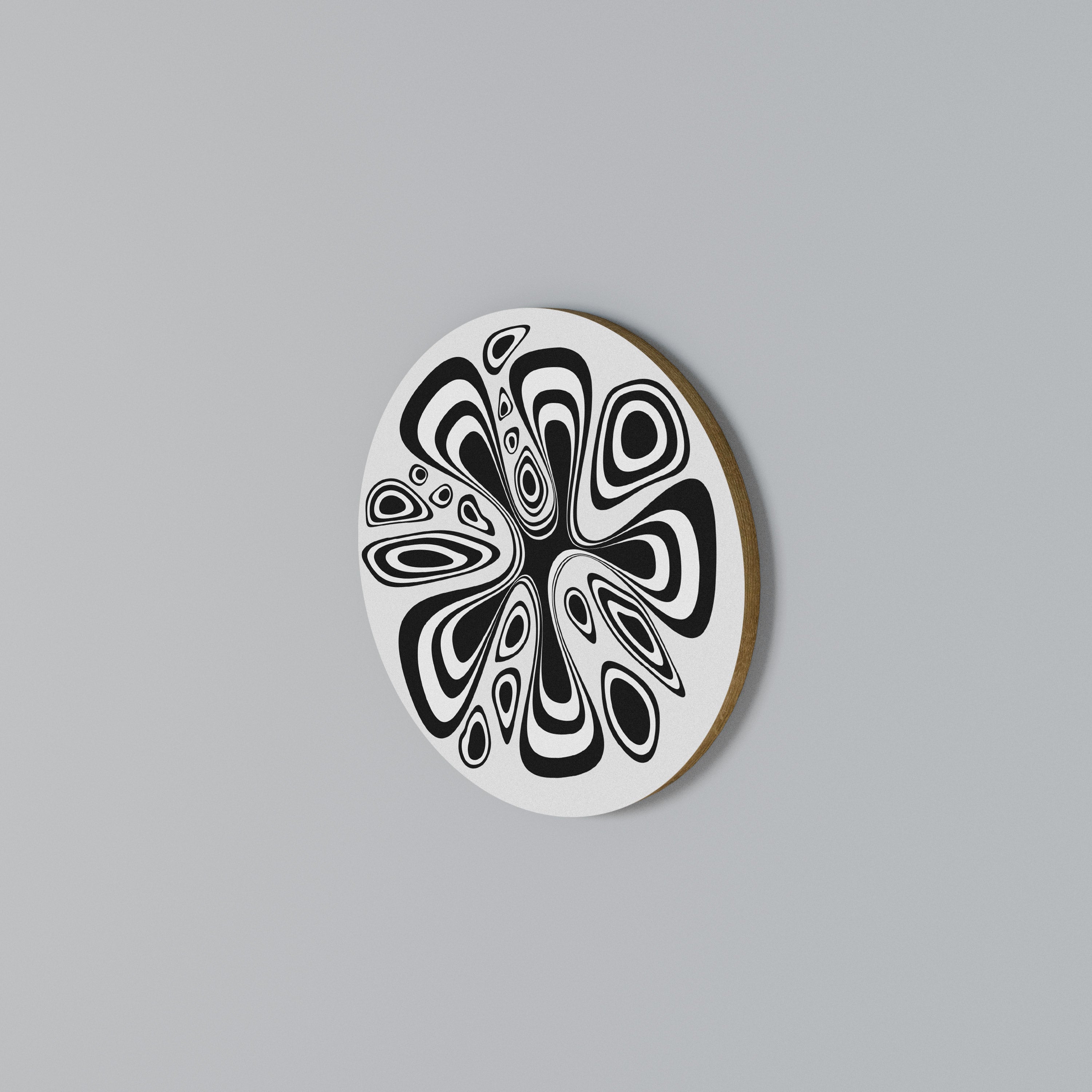 HIPNOTIZING BLOT Round Wall Art