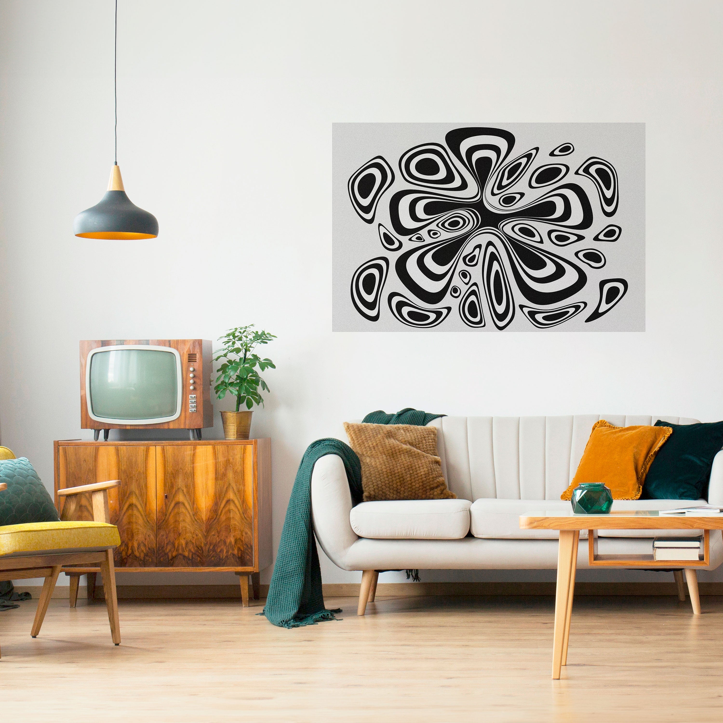 Affiche horizontale autocollante HIPNOTIZING BLOT