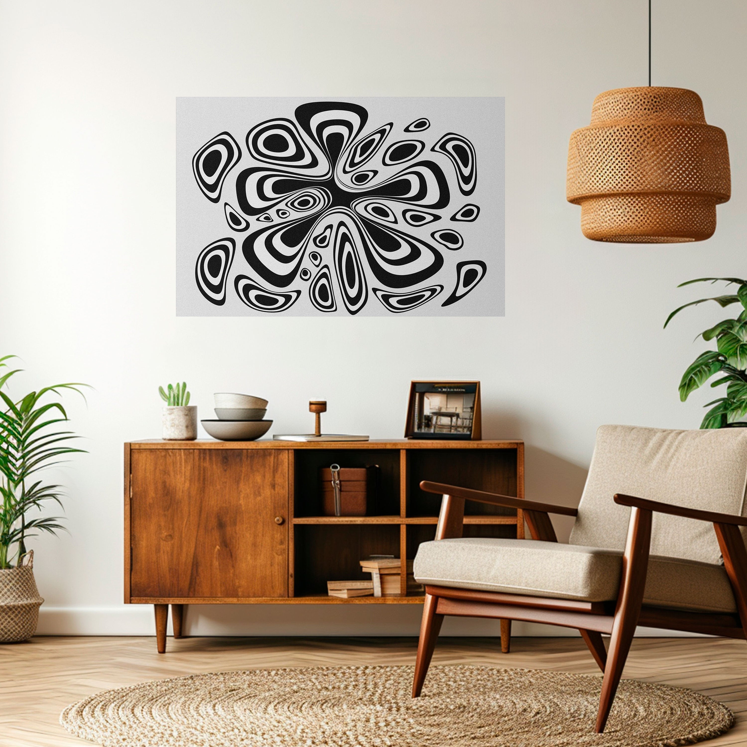 Affiche horizontale autocollante HIPNOTIZING BLOT