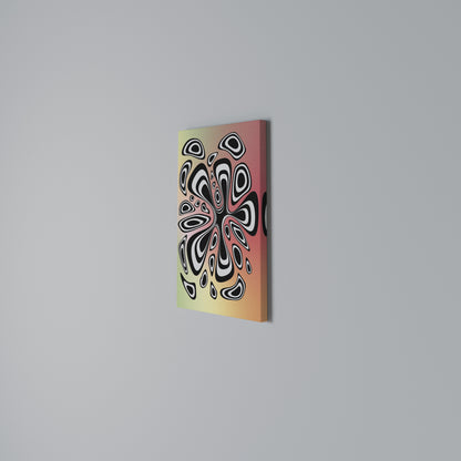ILLUSIONARY SPLASH Vertical Canvas Print