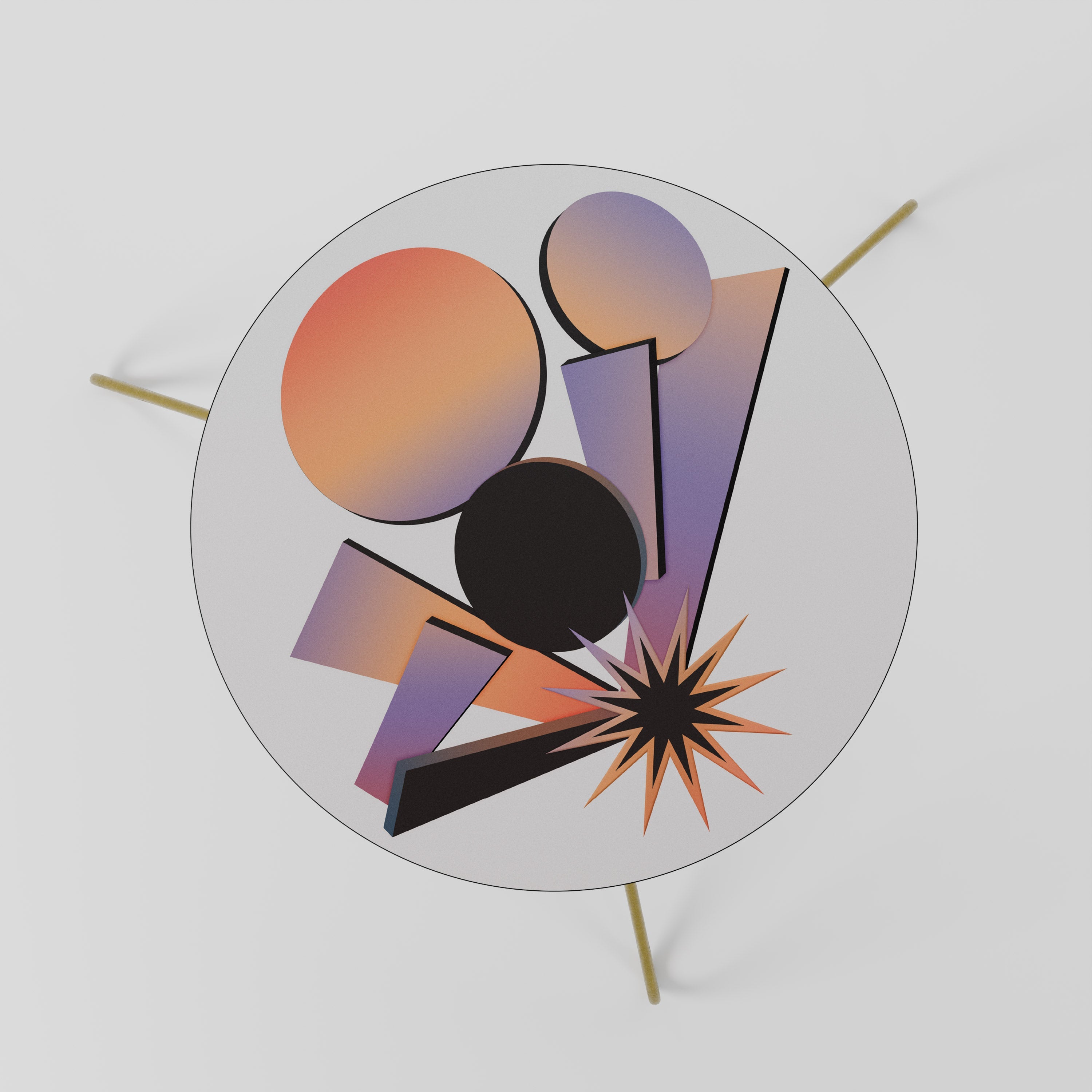 Table basse ANGULAIRE ARTISTRY 60