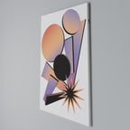 ANGULAR ARTISTRY Vertical Canvas Print