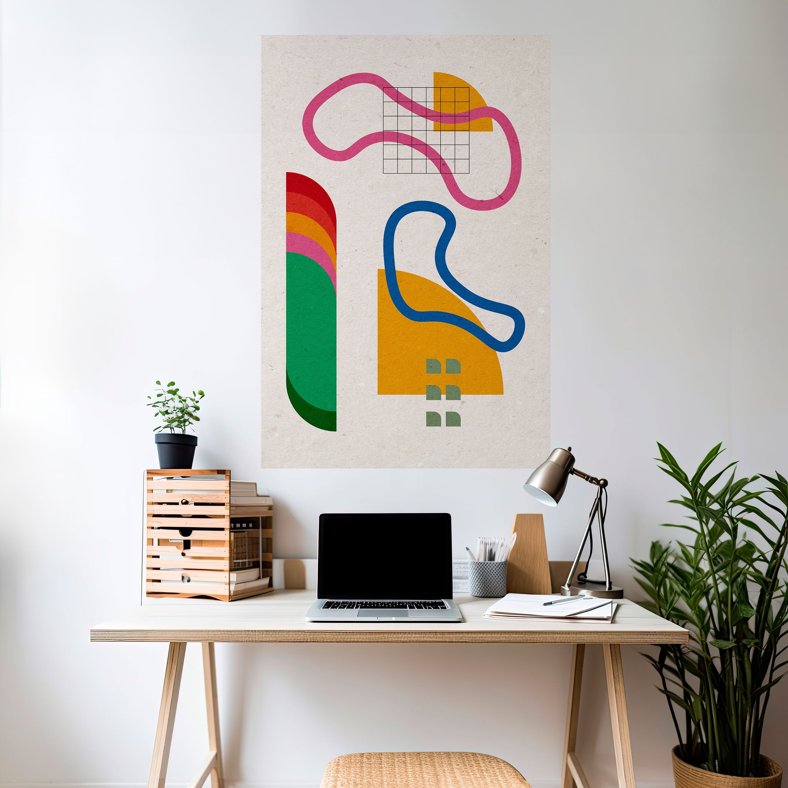 SHAPE SHOCK Affiche verticale autocollante