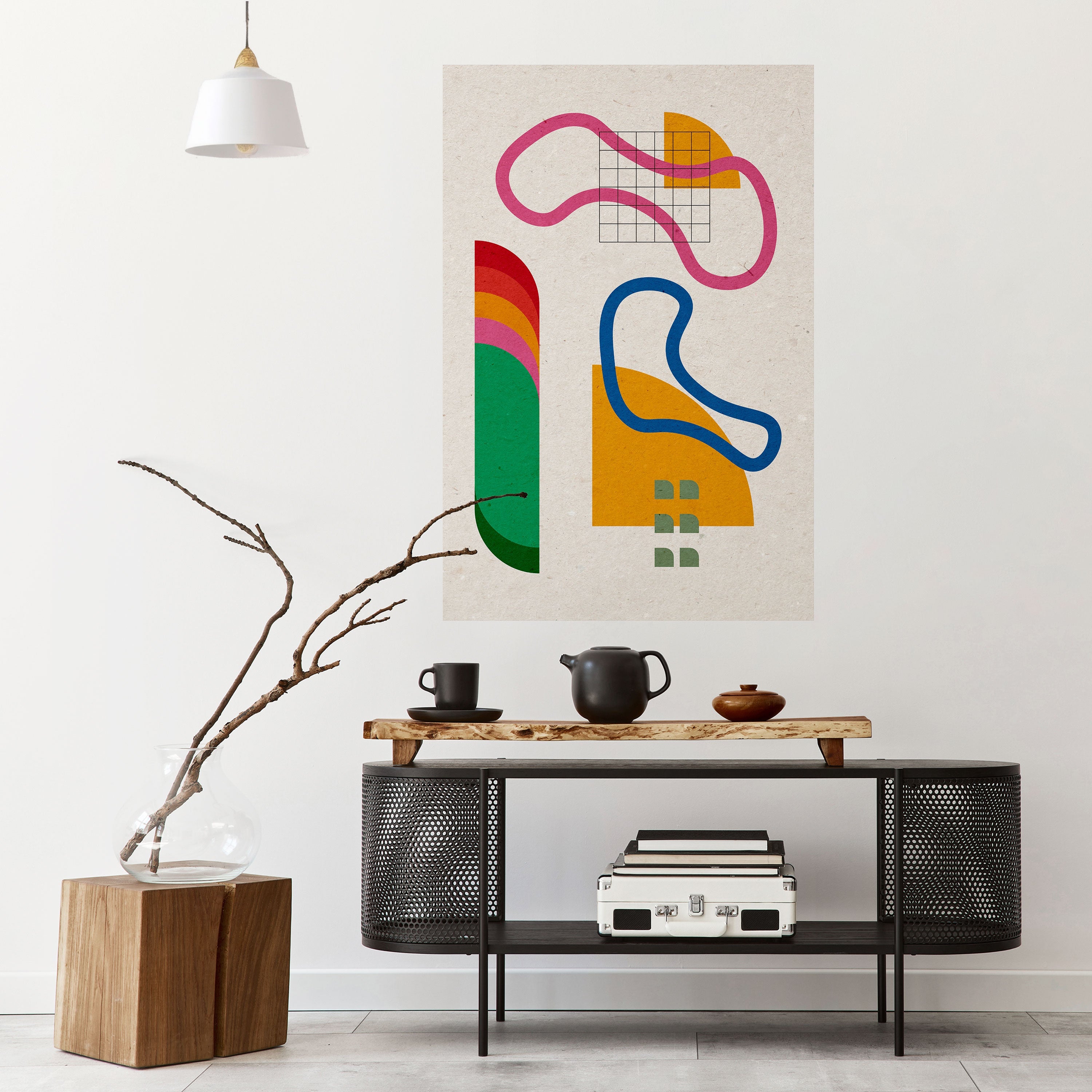 SHAPE SHOCK Affiche verticale autocollante