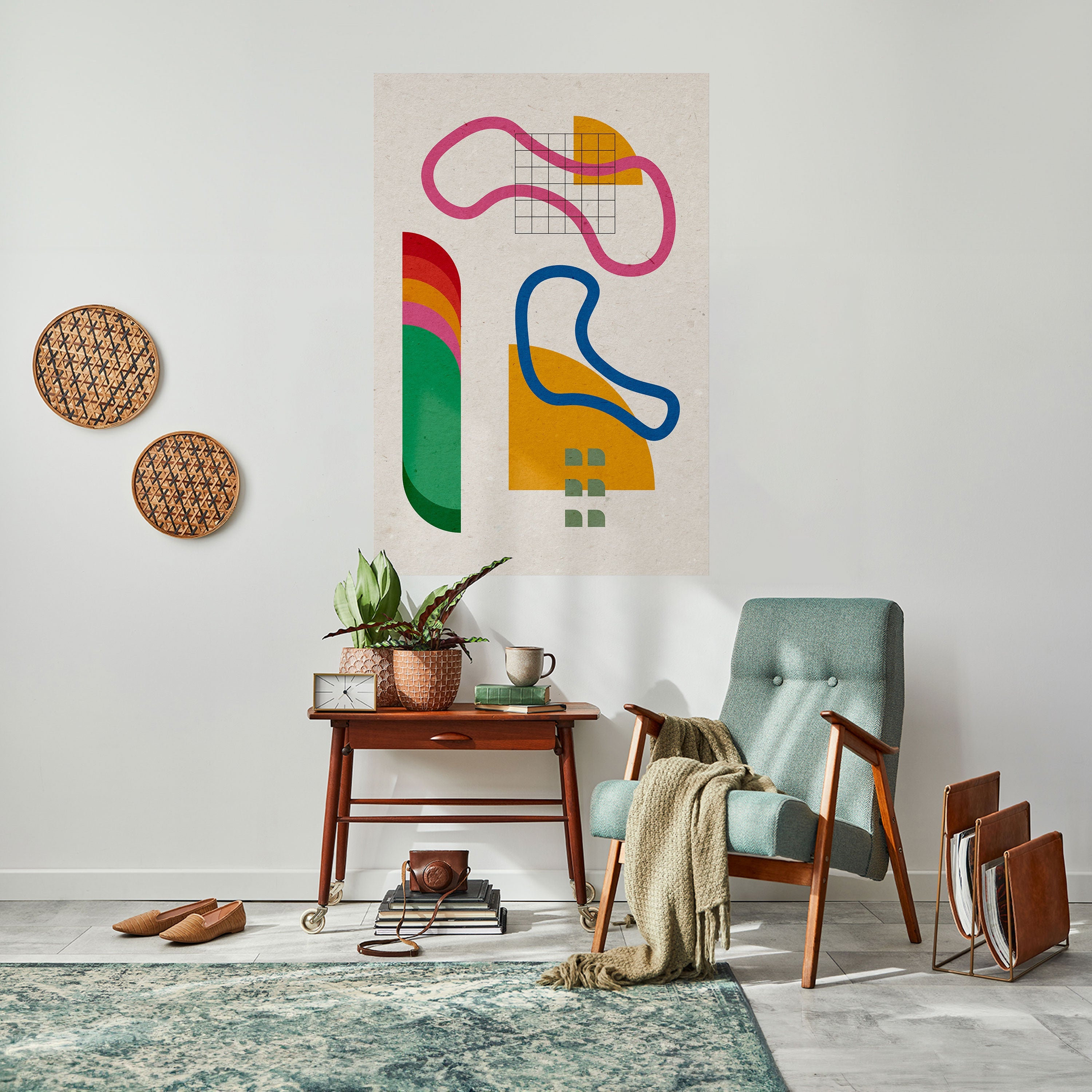 SHAPE SHOCK Affiche verticale autocollante