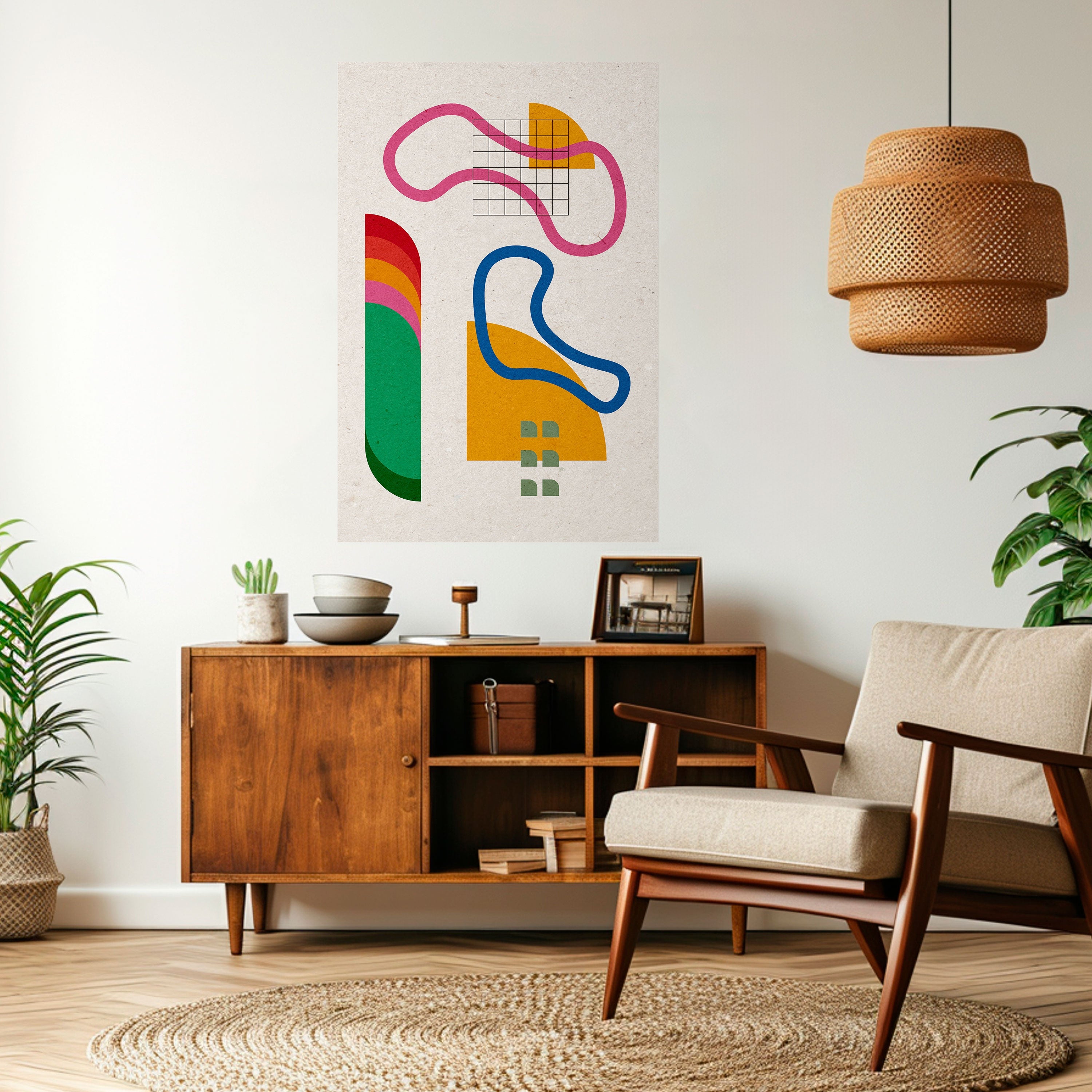 SHAPE SHOCK Affiche verticale autocollante