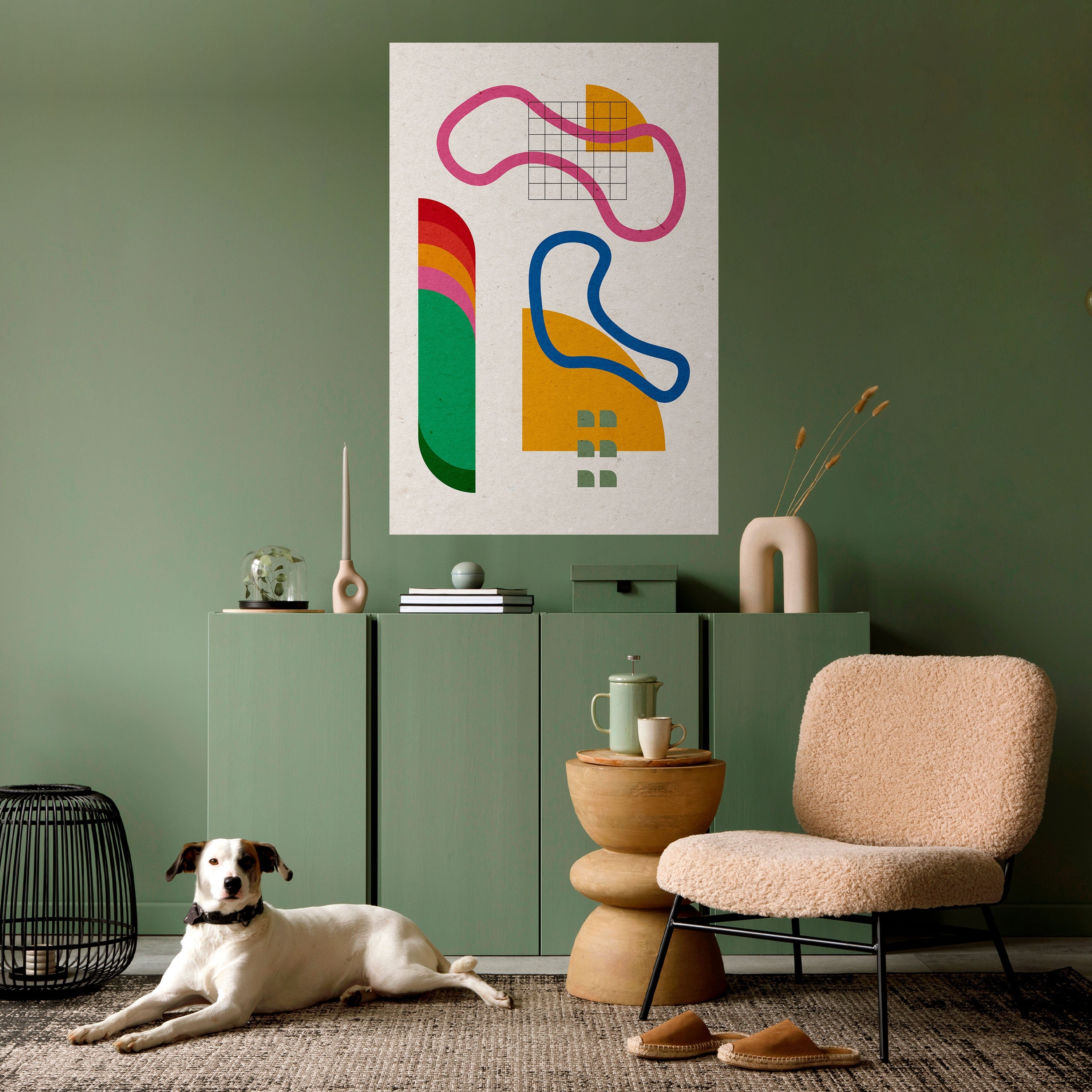 SHAPE SHOCK Affiche verticale autocollante