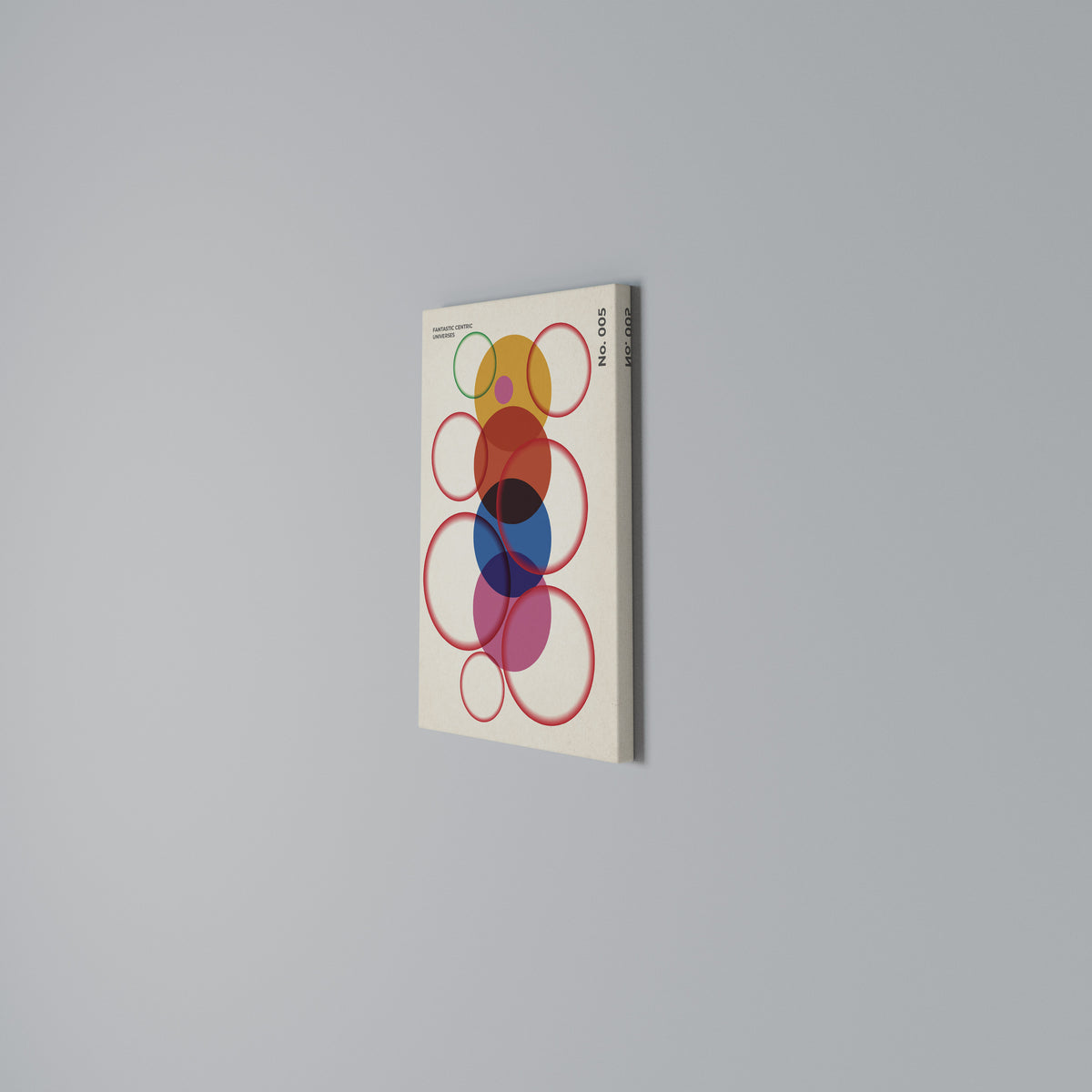 FANTASTIC UNIVERSES Vertical Canvas Print