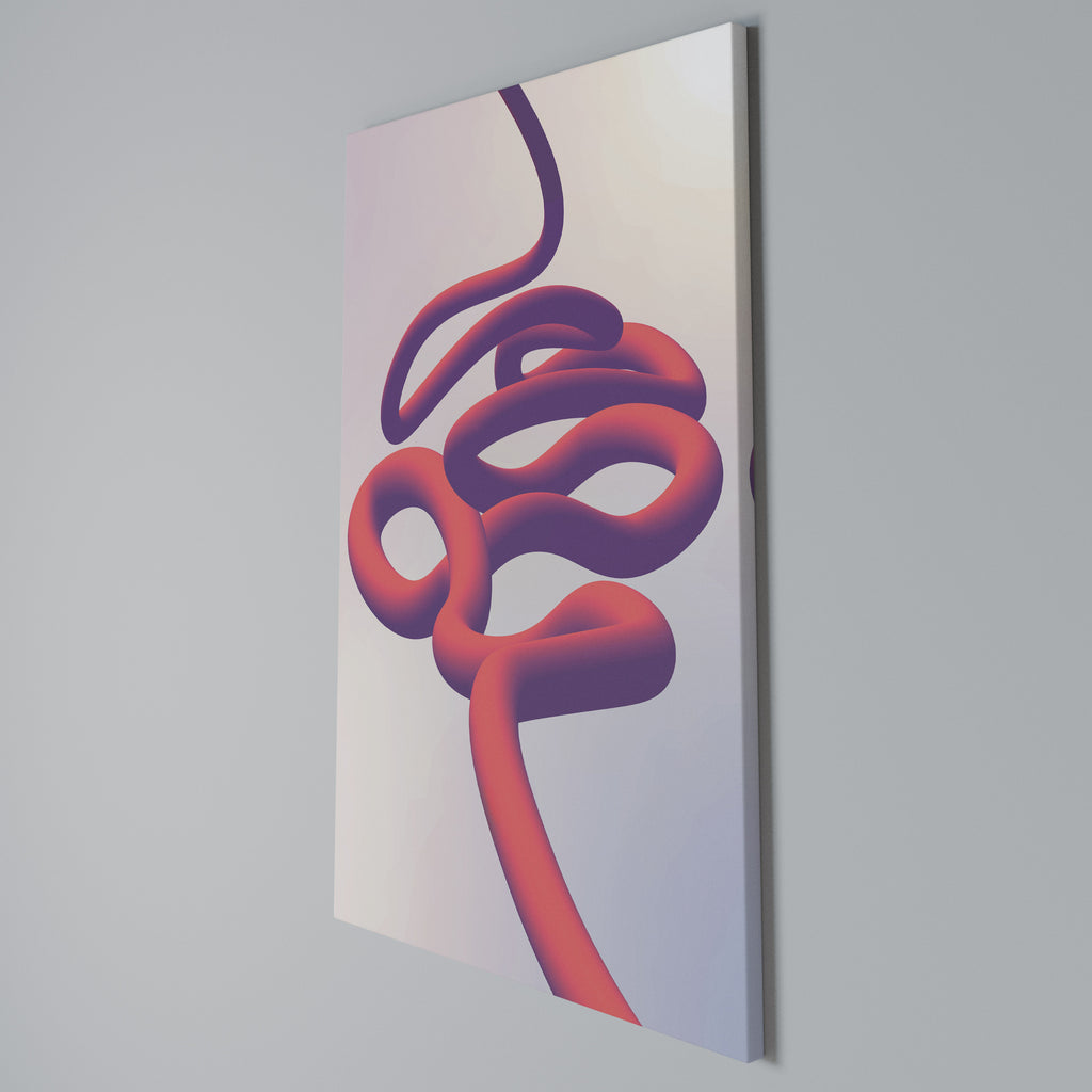 INFINITY WIRE Vertical Canvas Print