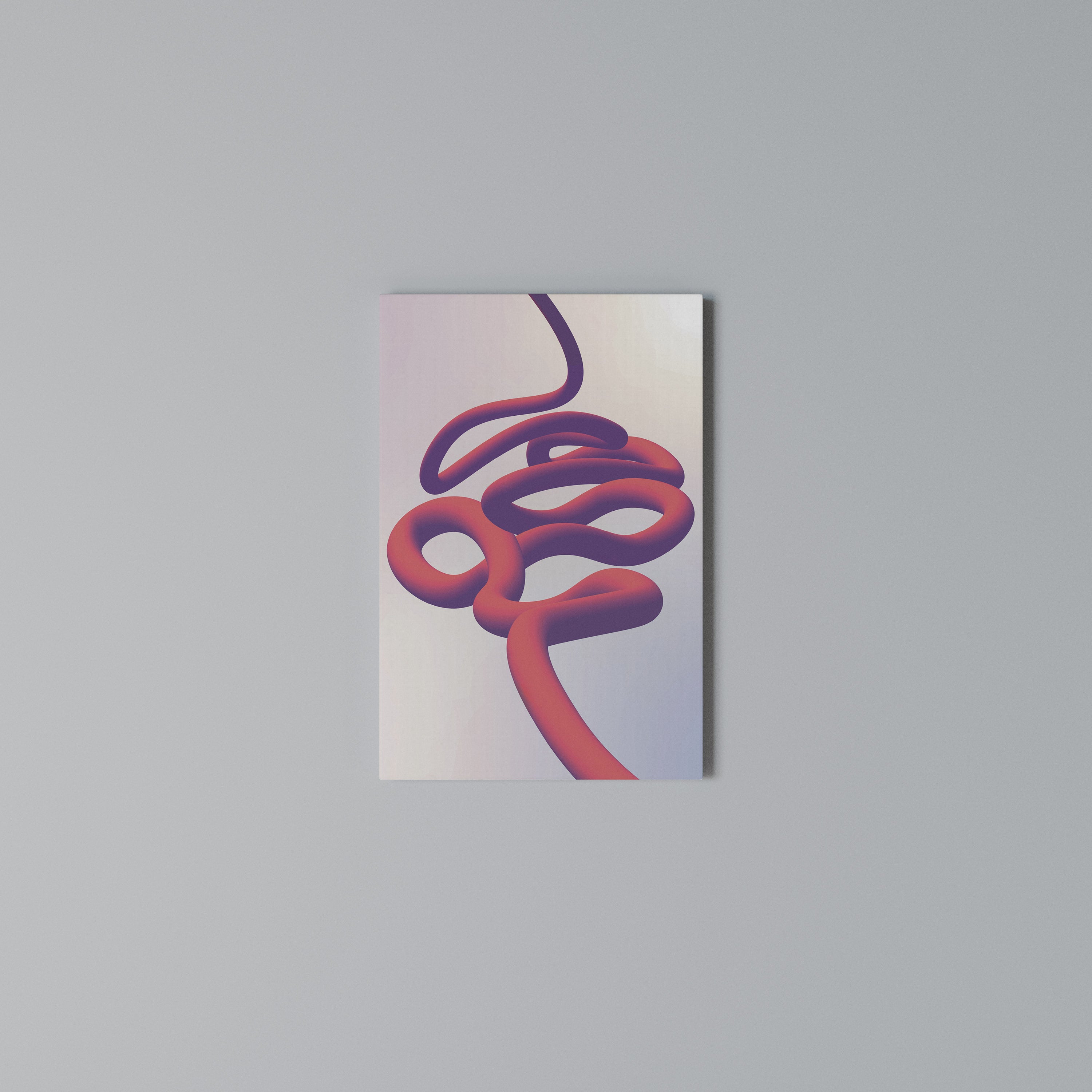 INFINITY WIRE Vertical Canvas Print