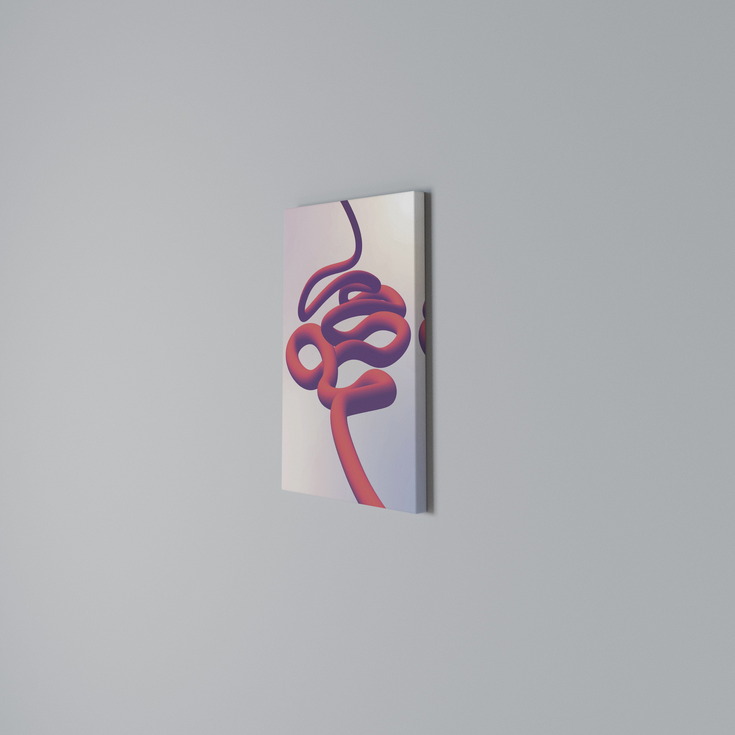 INFINITY WIRE Vertical Canvas Print