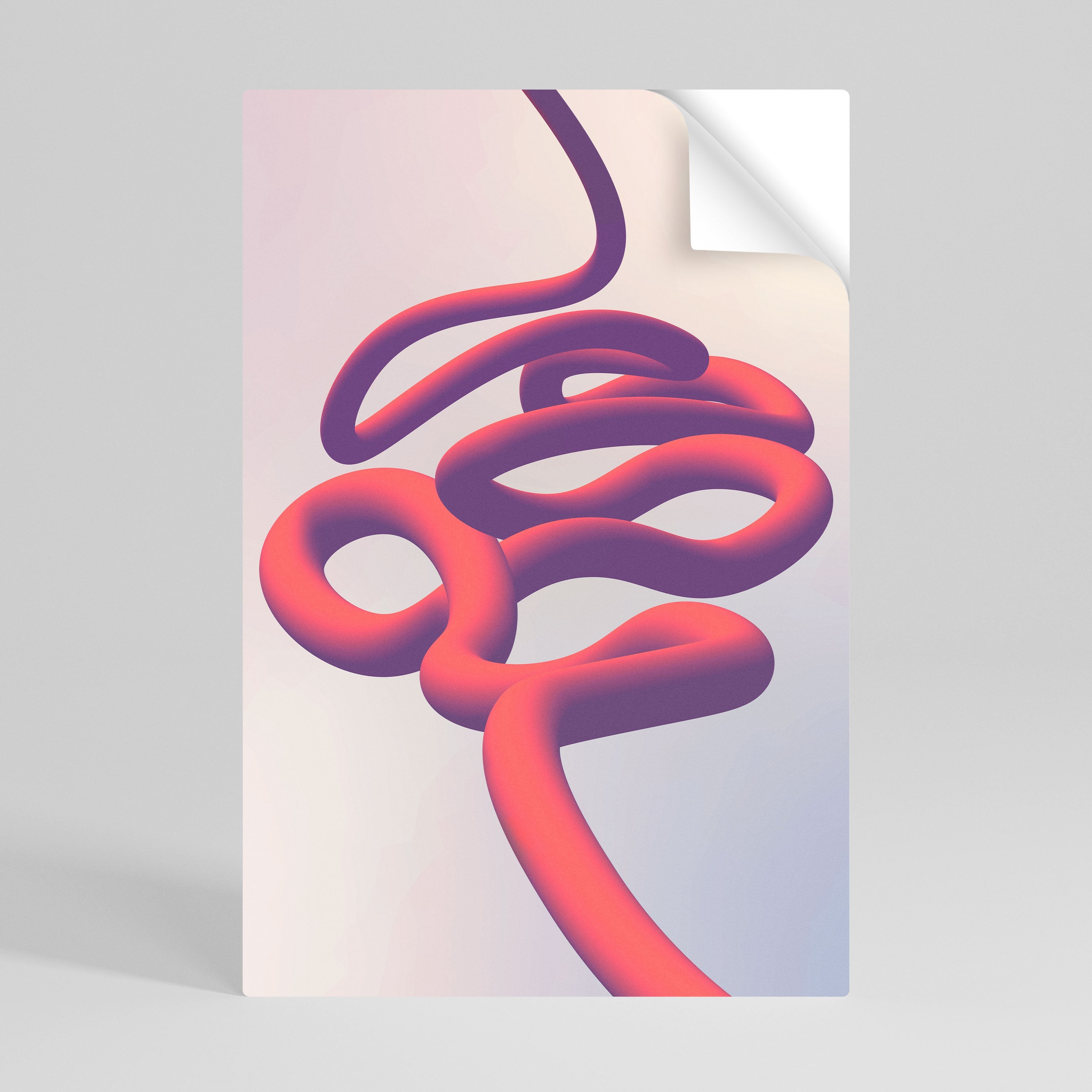 Affiche verticale autocollante INFINITY WIRE