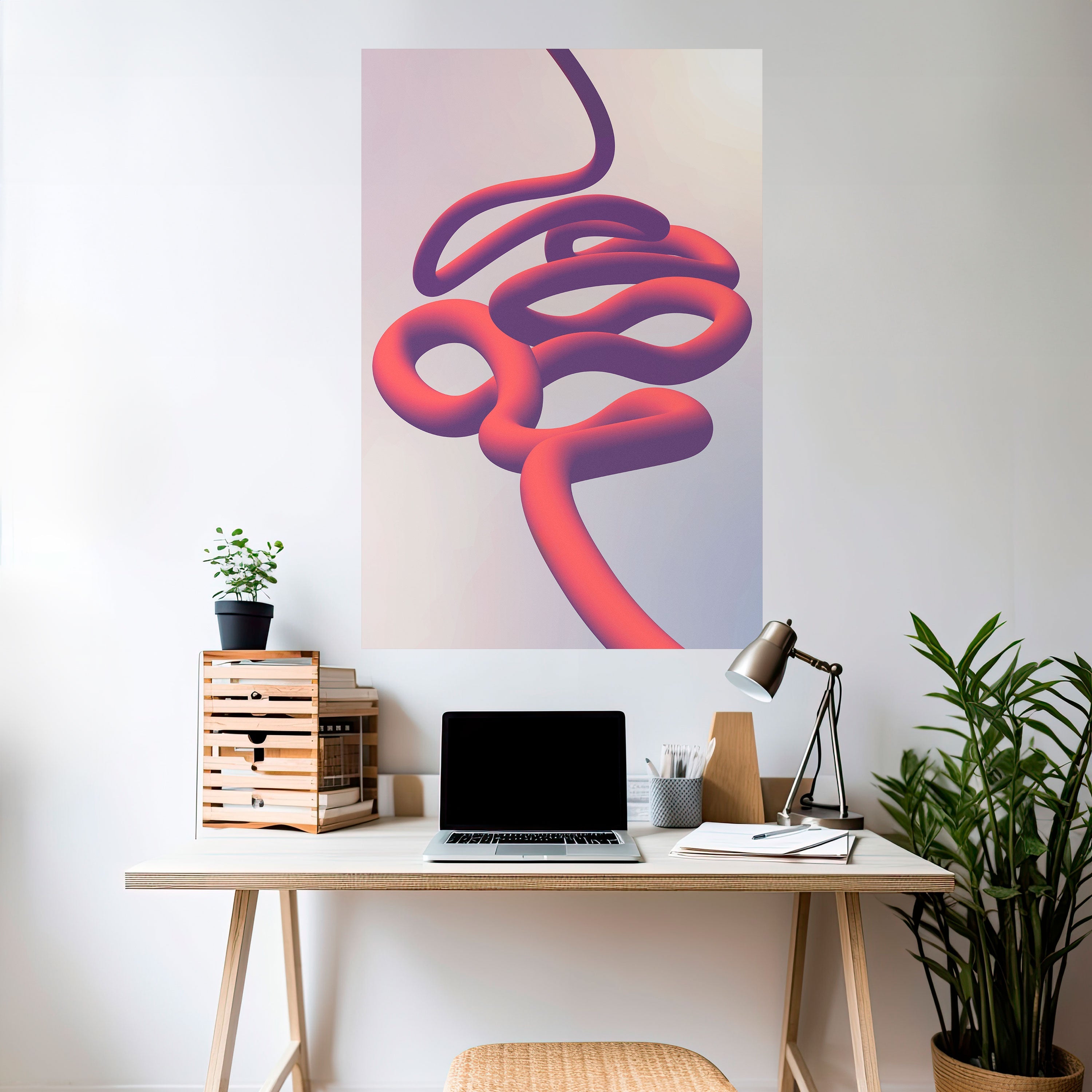 Affiche verticale autocollante INFINITY WIRE