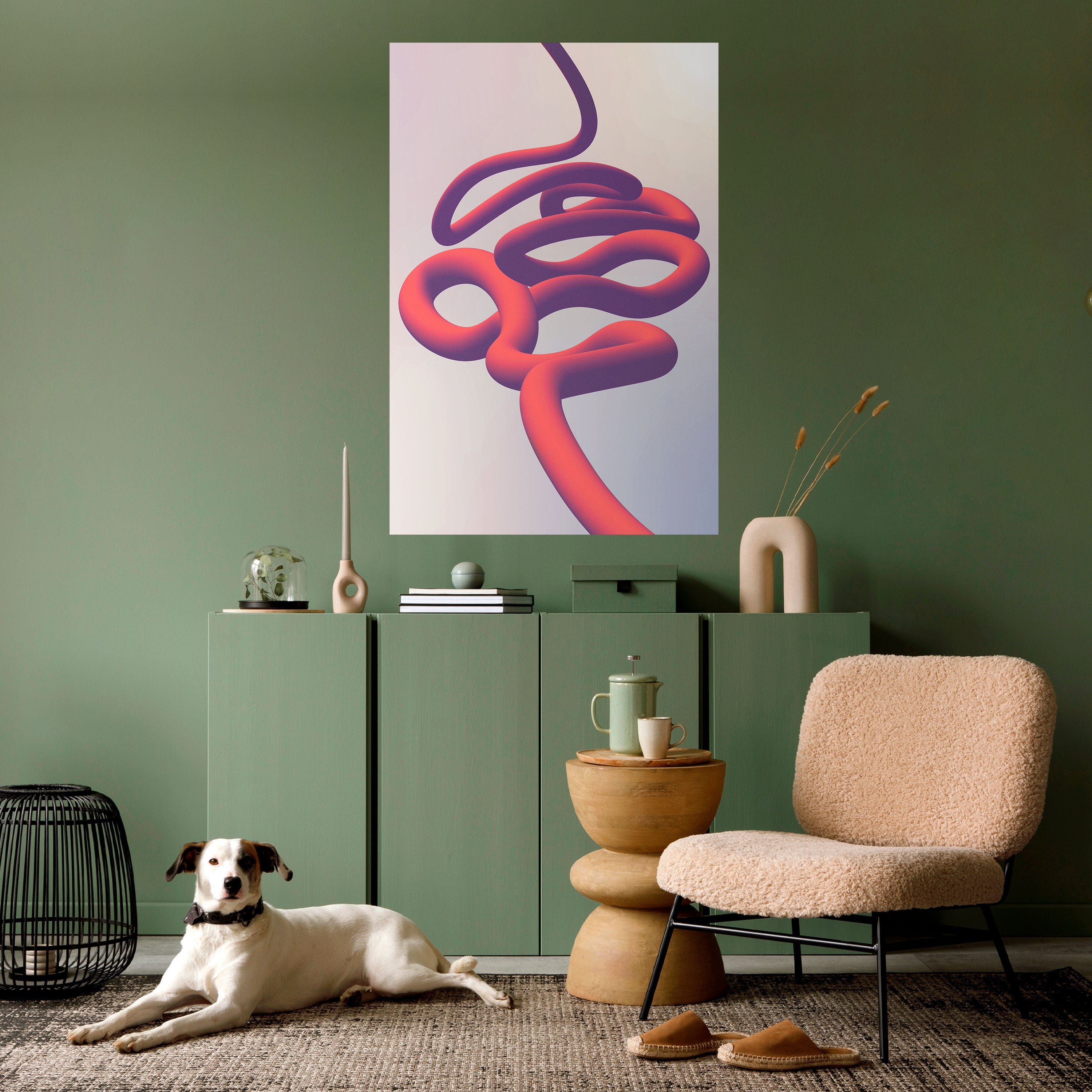 Affiche verticale autocollante INFINITY WIRE