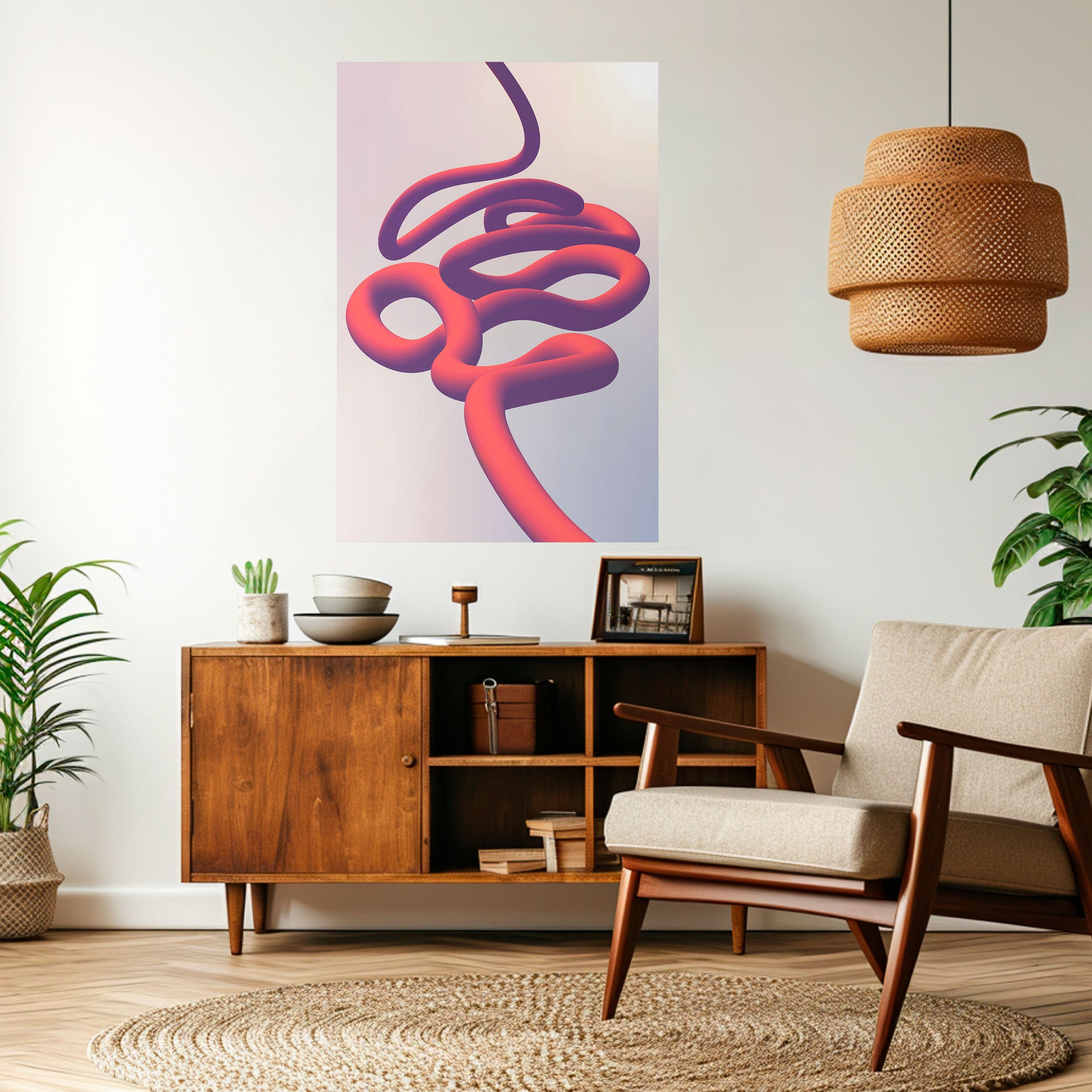Affiche verticale autocollante INFINITY WIRE