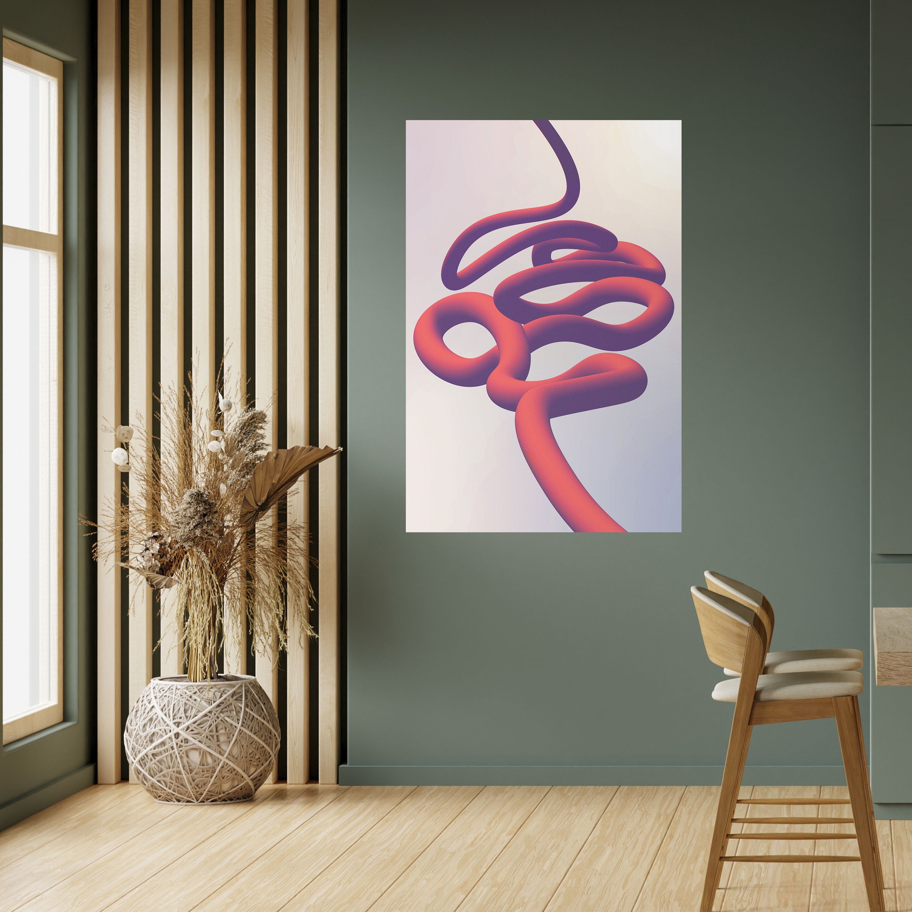 Affiche verticale autocollante INFINITY WIRE