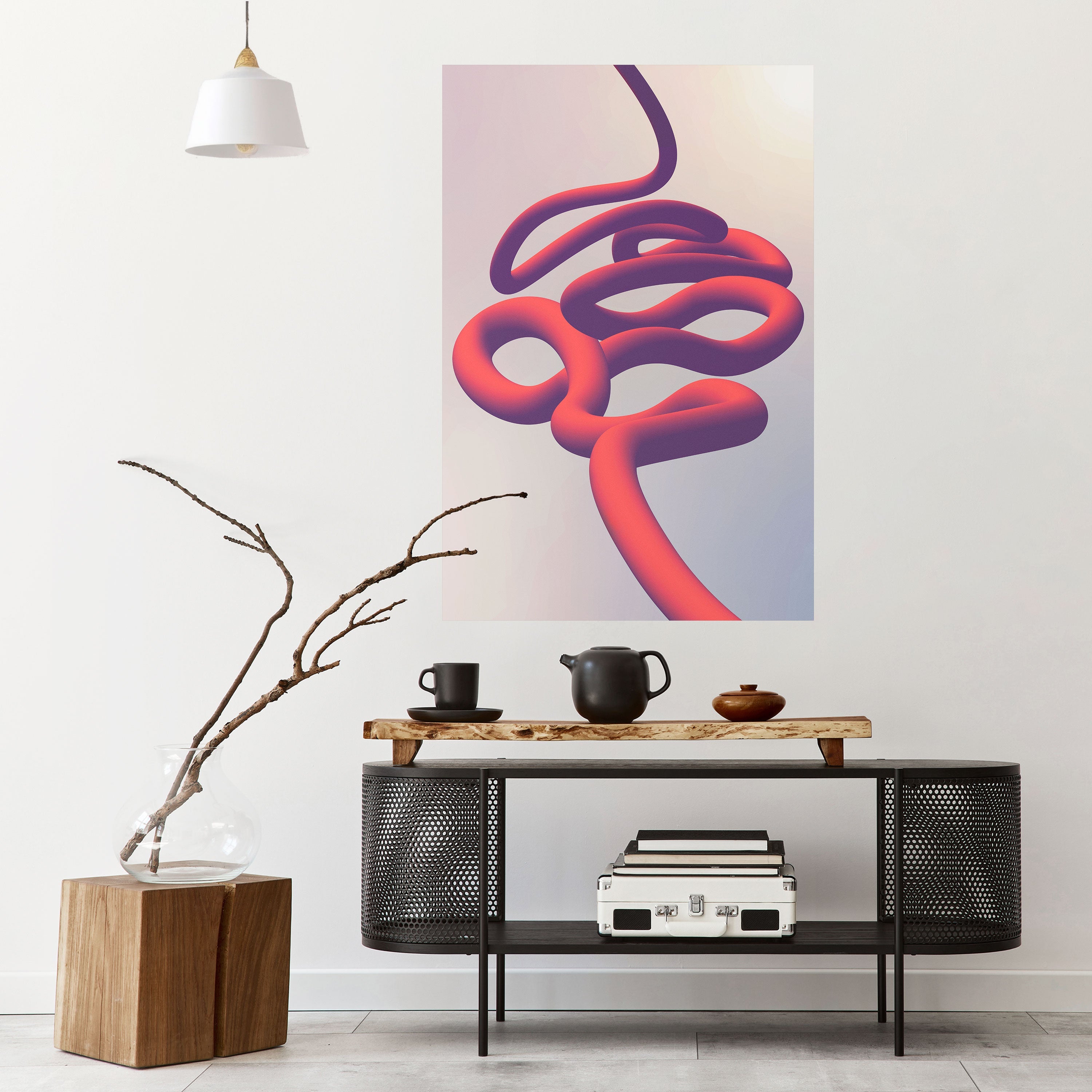 Affiche verticale autocollante INFINITY WIRE