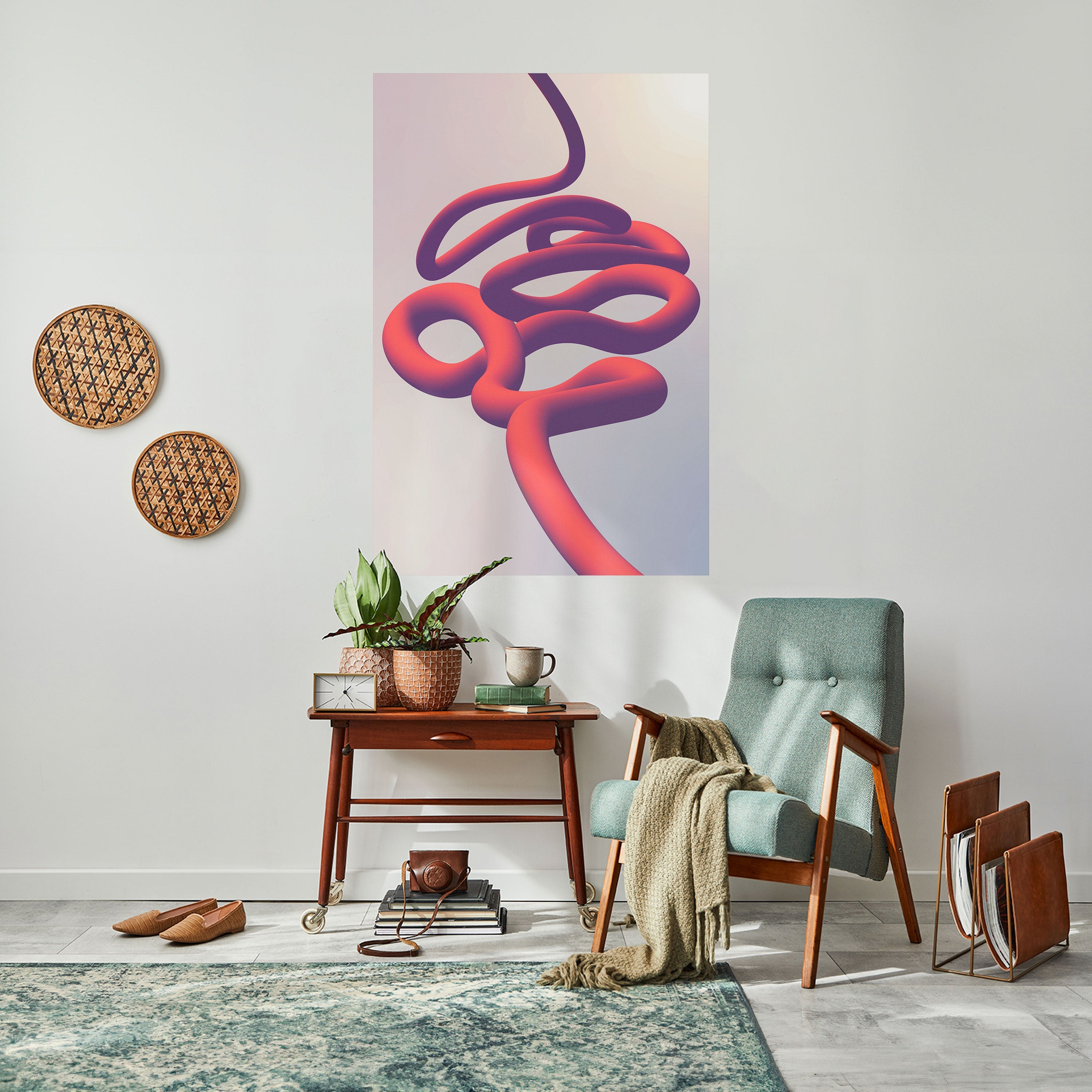 Affiche verticale autocollante INFINITY WIRE