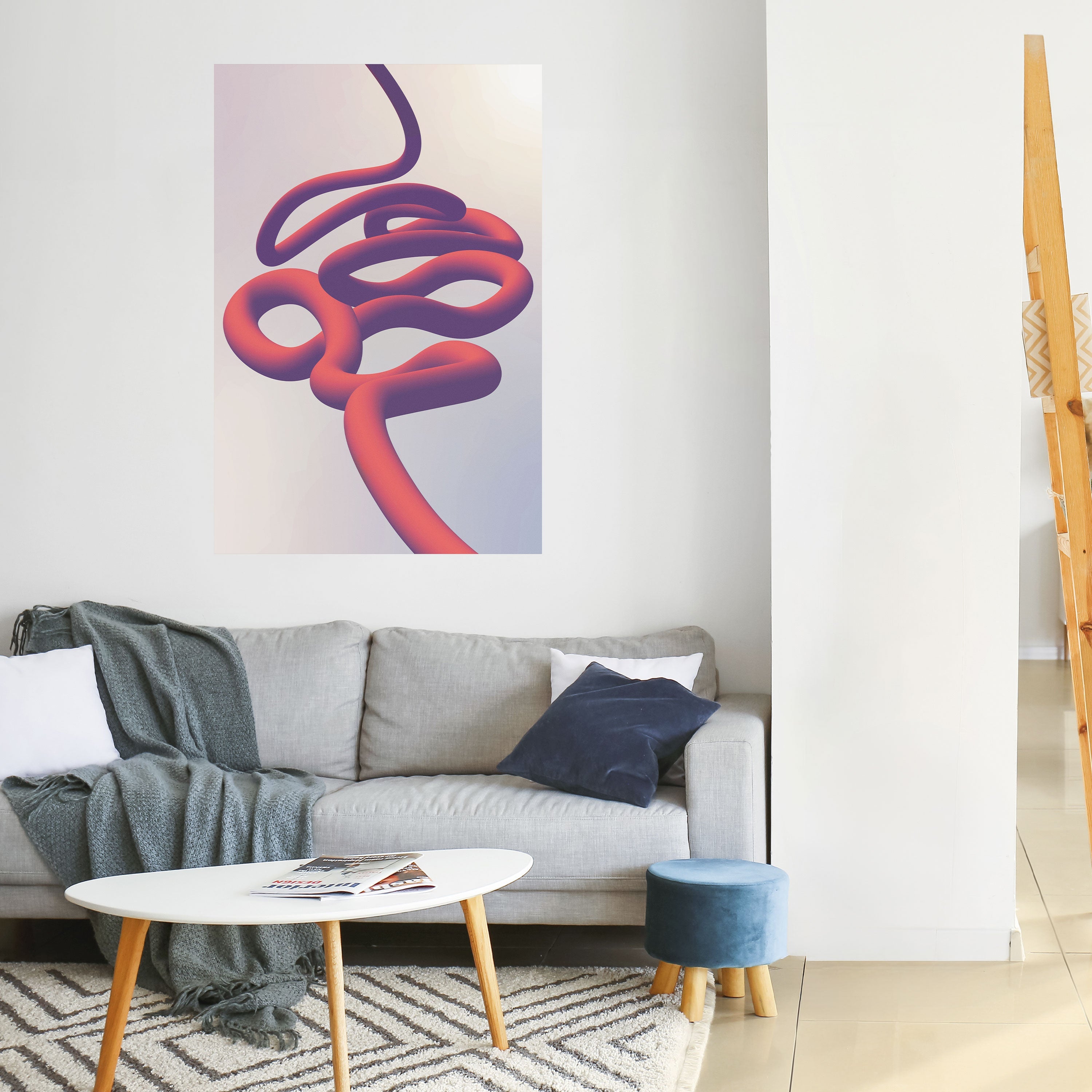 Affiche verticale autocollante INFINITY WIRE
