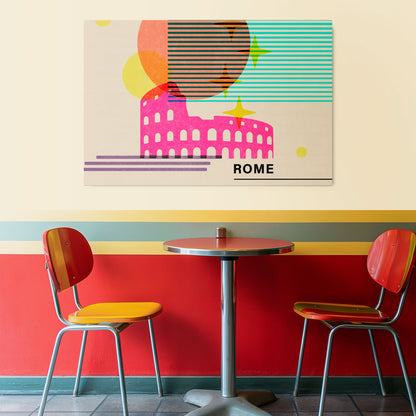 ROMAN SPARKLE Horizontal Canvas Print
