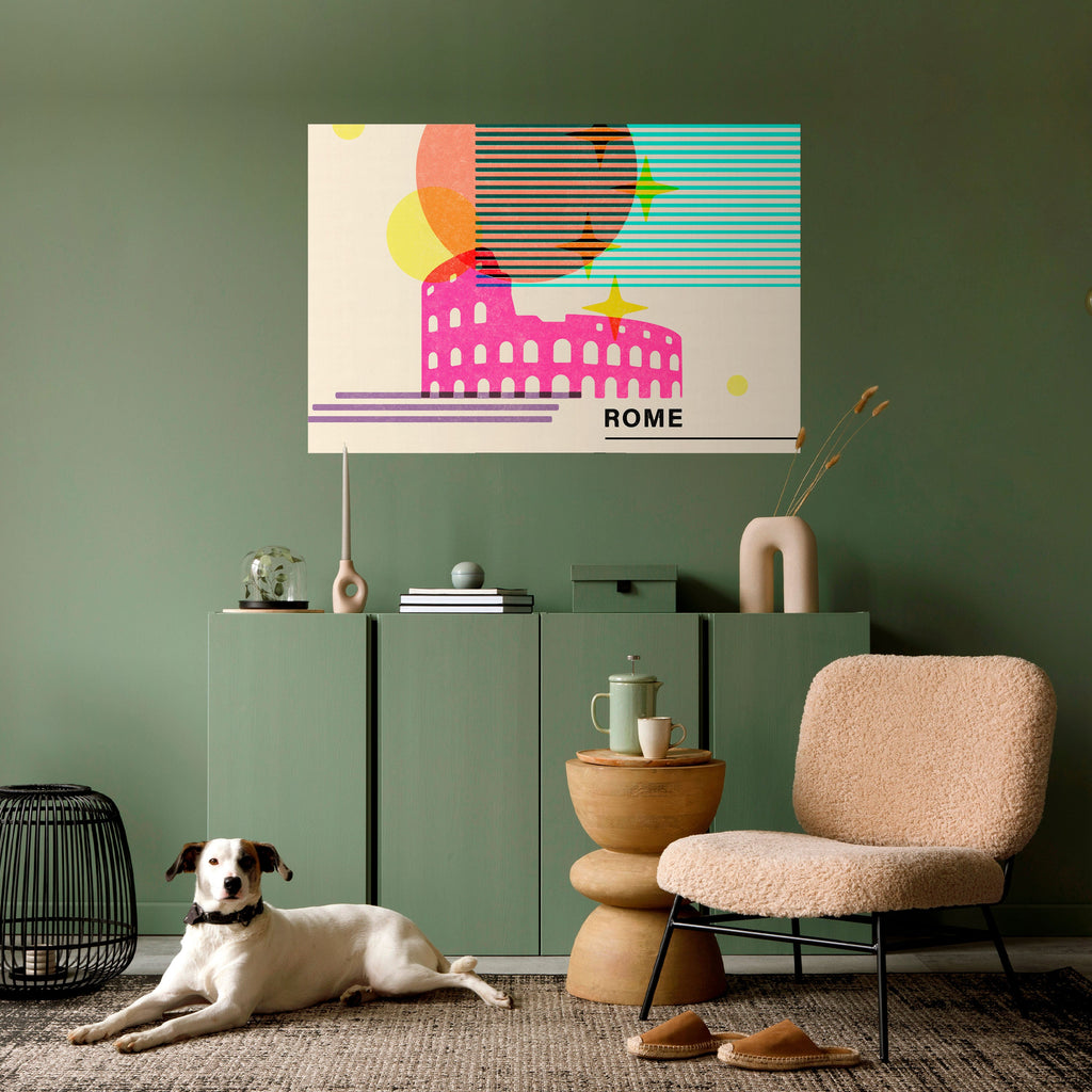 Affiche horizontale autocollante ROMAN SPARKLE