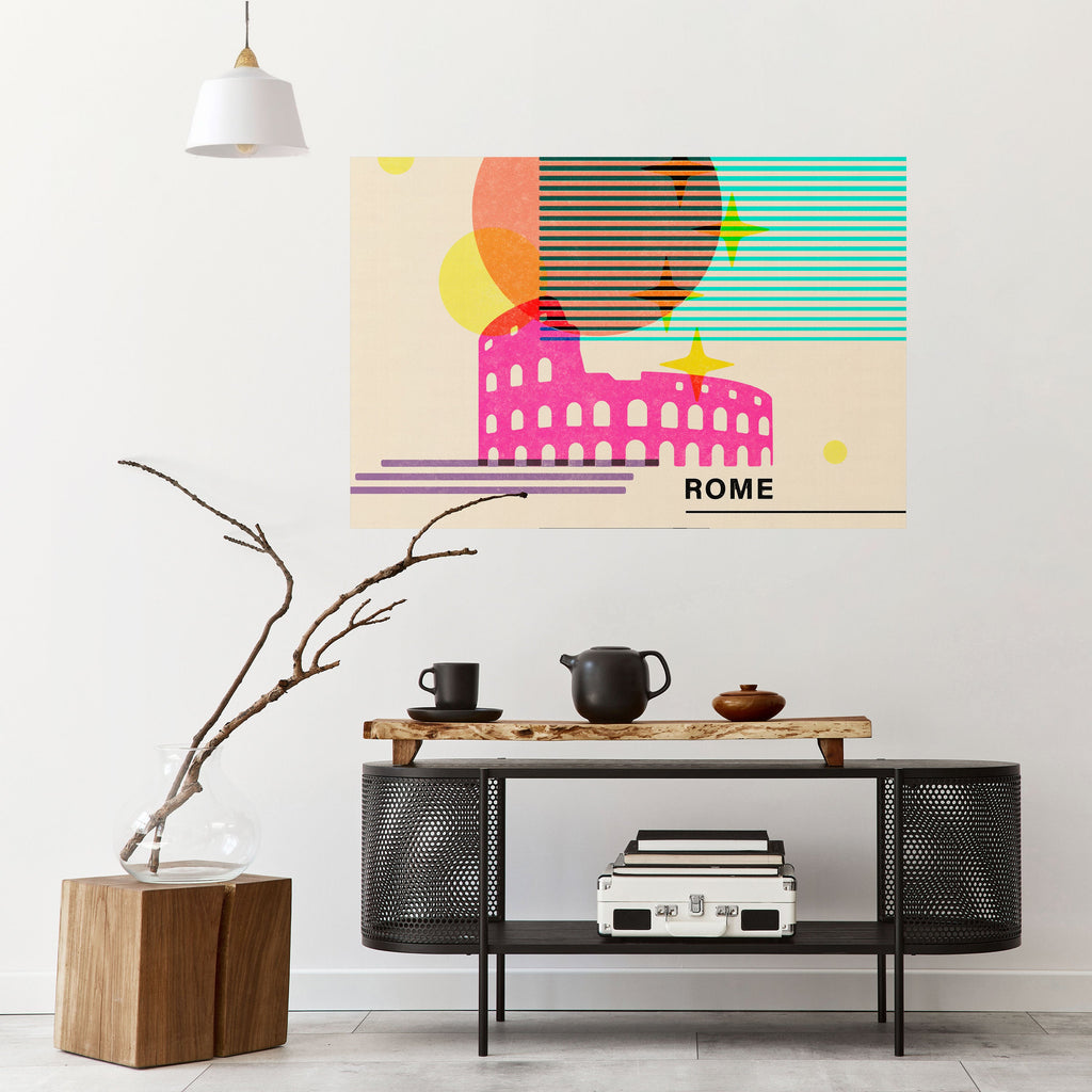 Affiche horizontale autocollante ROMAN SPARKLE