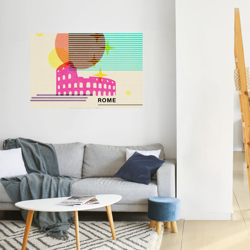 Affiche horizontale autocollante ROMAN SPARKLE