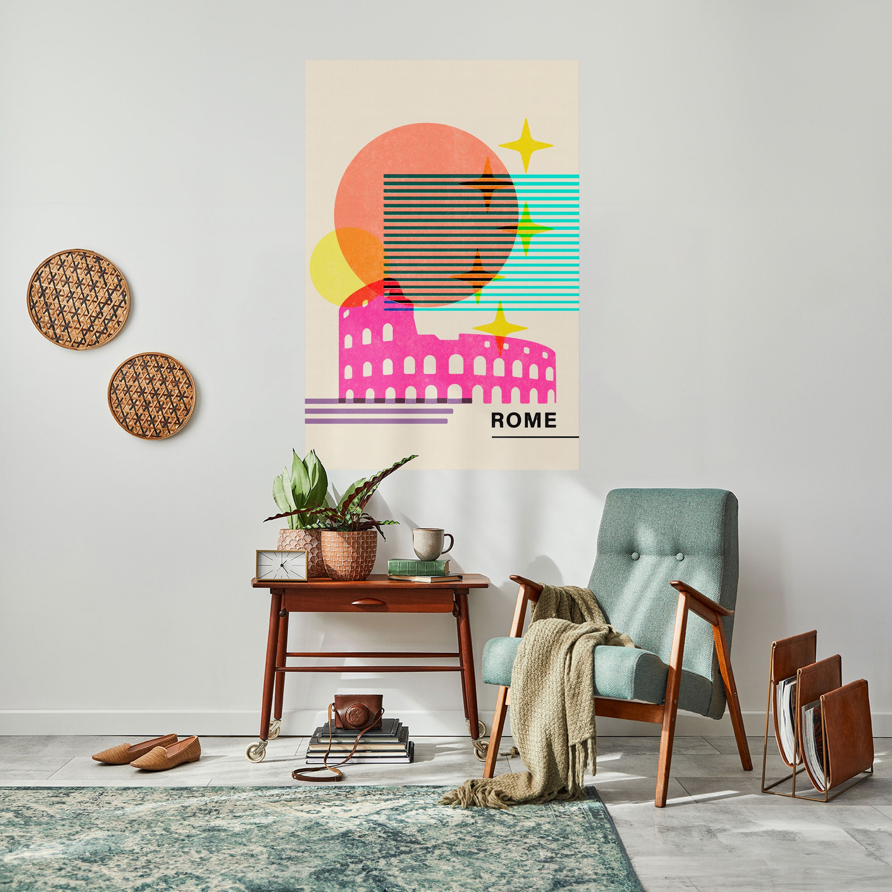 Affiche verticale autocollante ROMAN SPARKLE