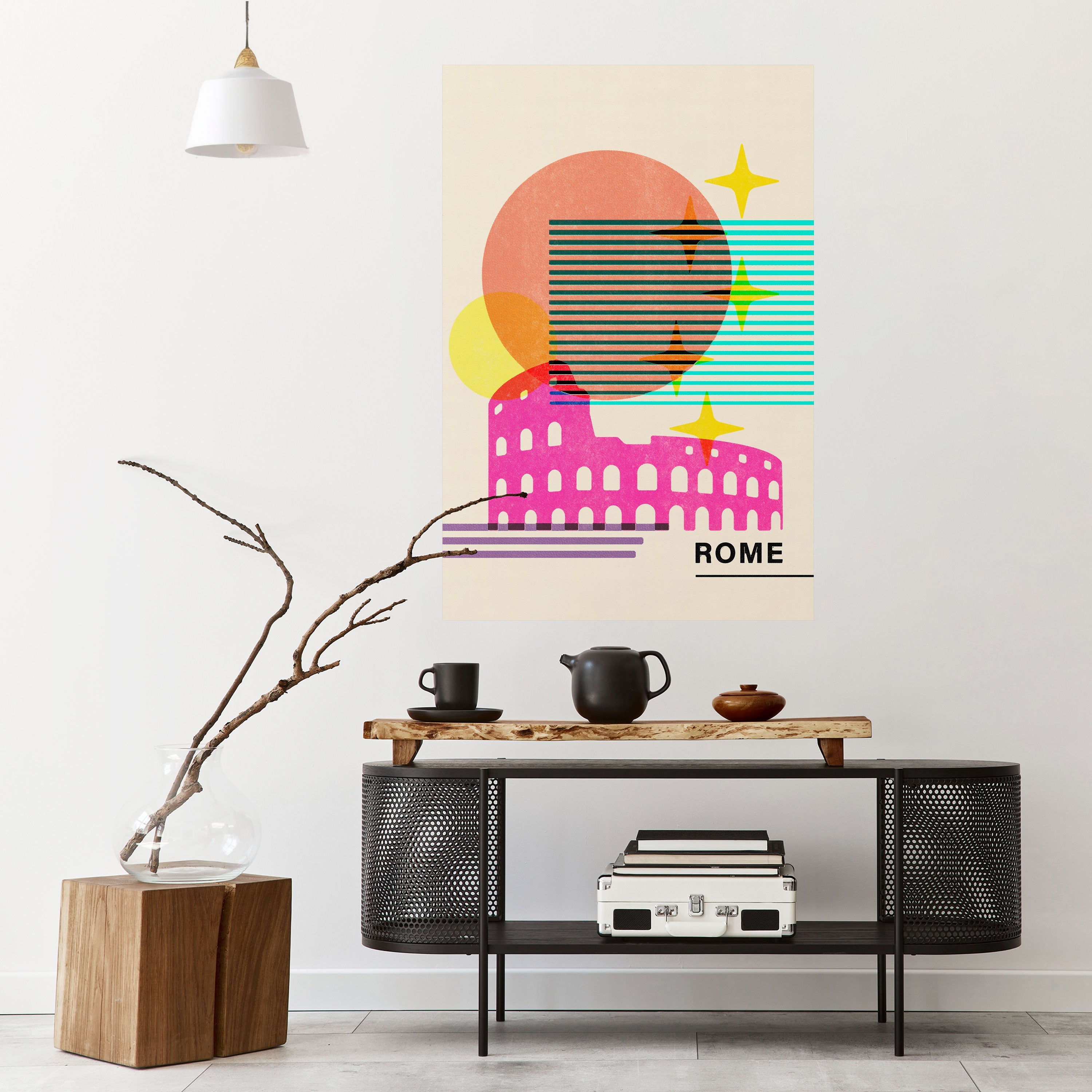Affiche verticale autocollante ROMAN SPARKLE