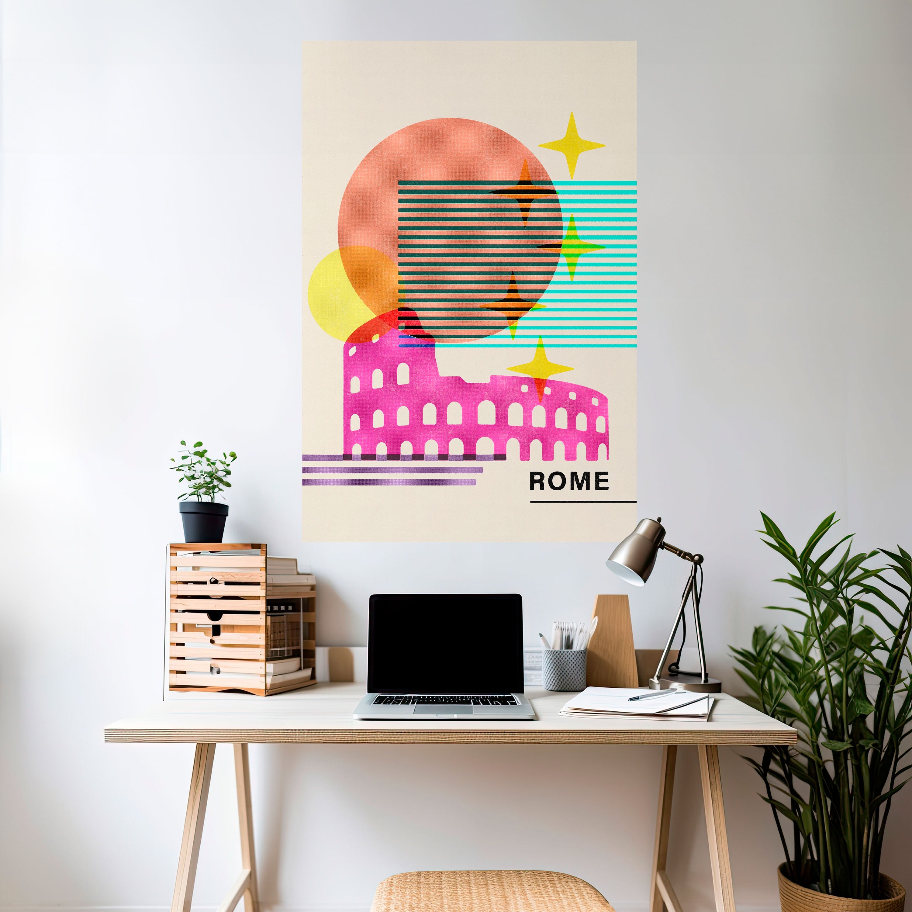 Affiche verticale autocollante ROMAN SPARKLE