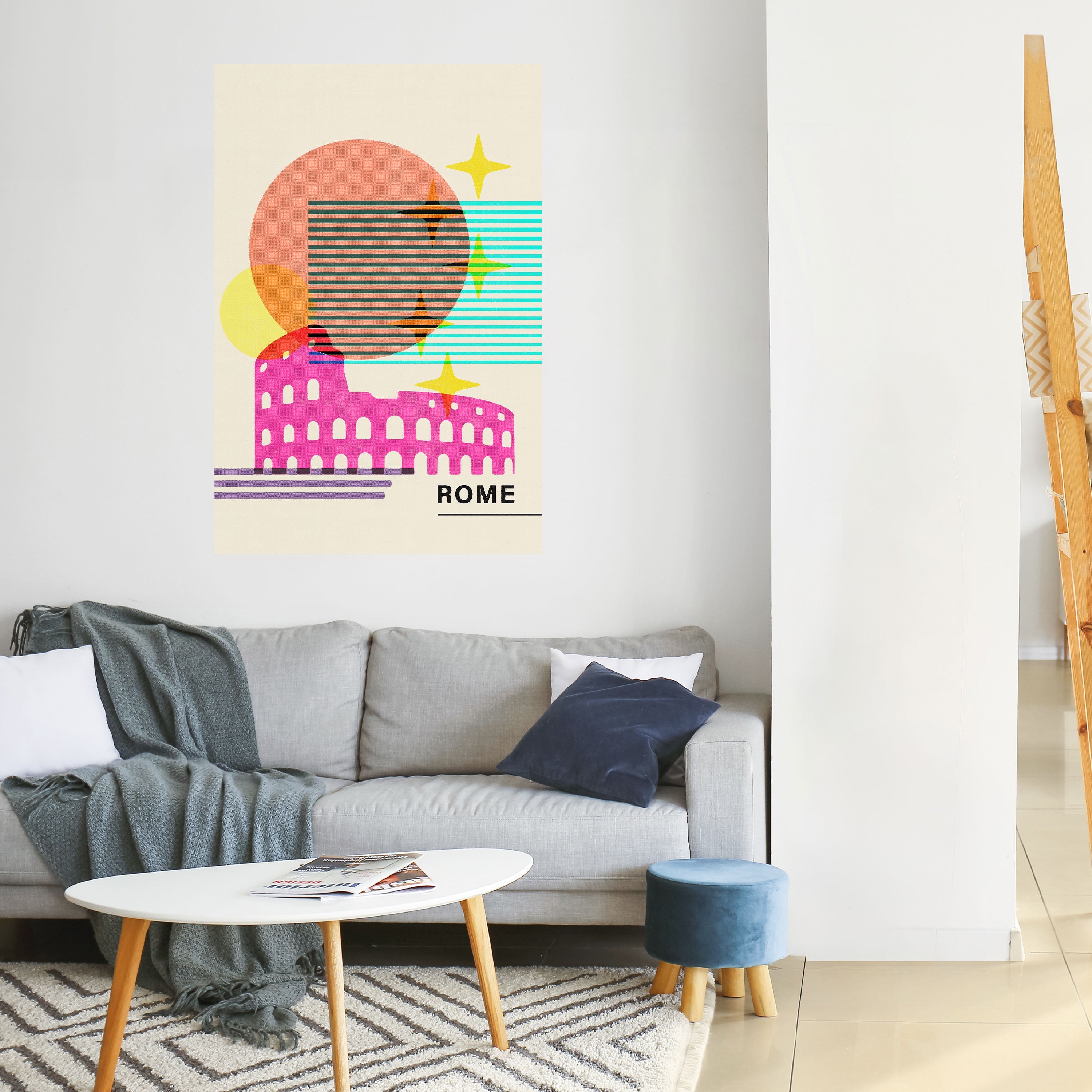 Affiche verticale autocollante ROMAN SPARKLE