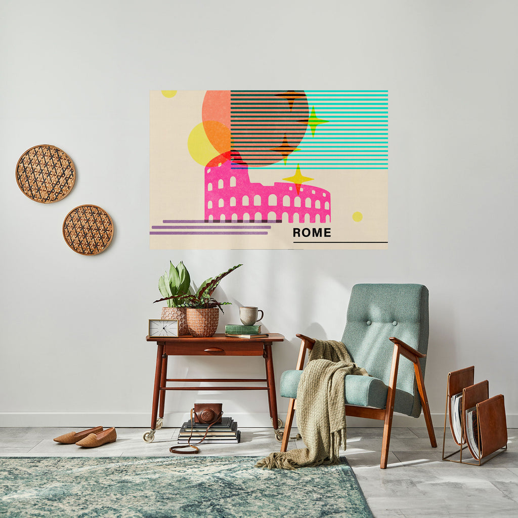 Affiche horizontale autocollante ROMAN SPARKLE