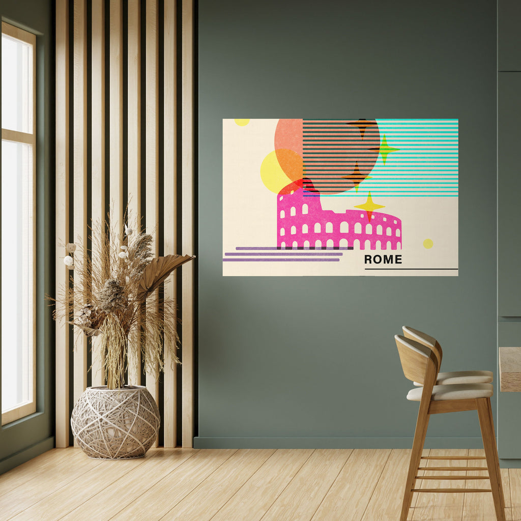 Affiche horizontale autocollante ROMAN SPARKLE