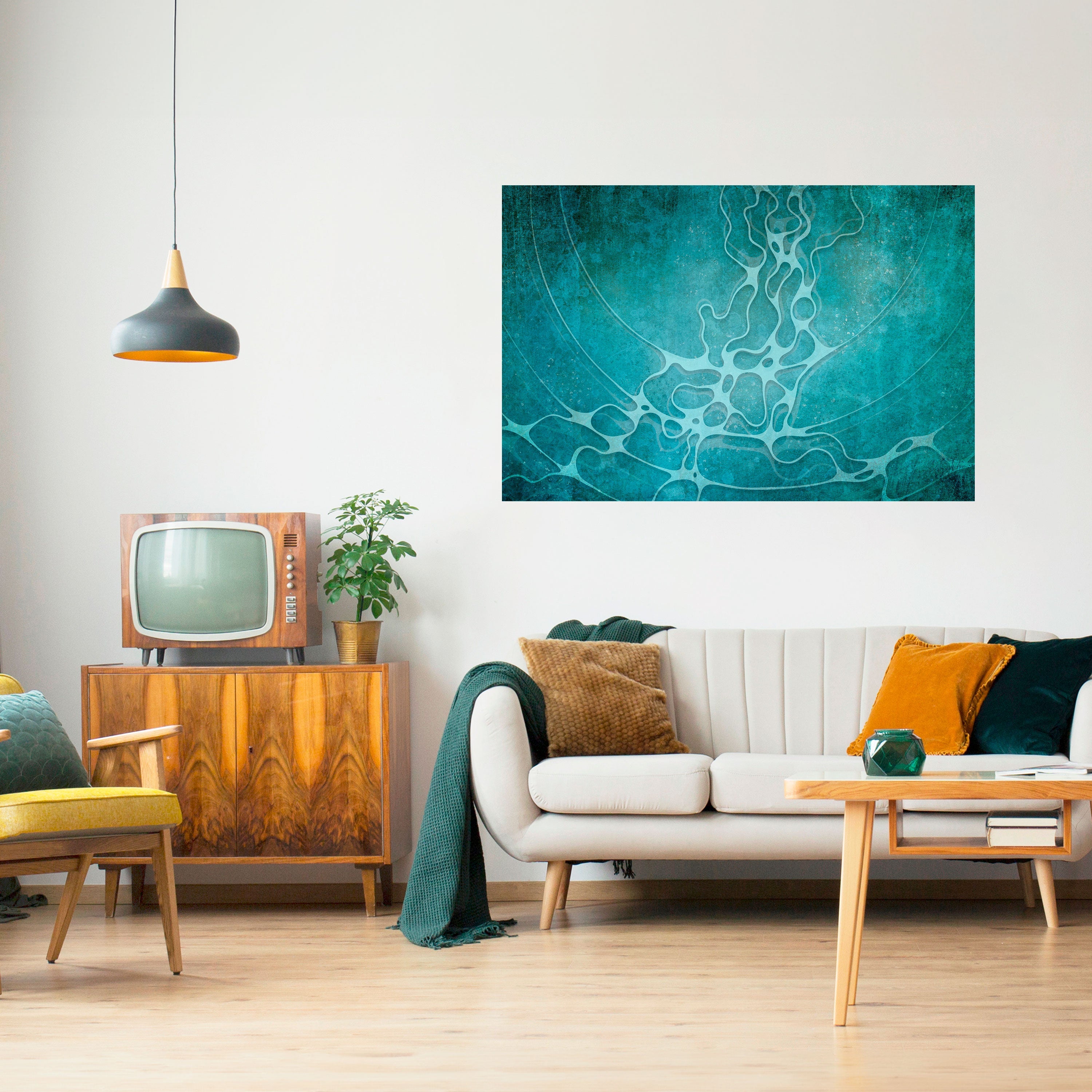 Affiche horizontale autocollante « RÉSEAU ÉSOTÉRIQUE »