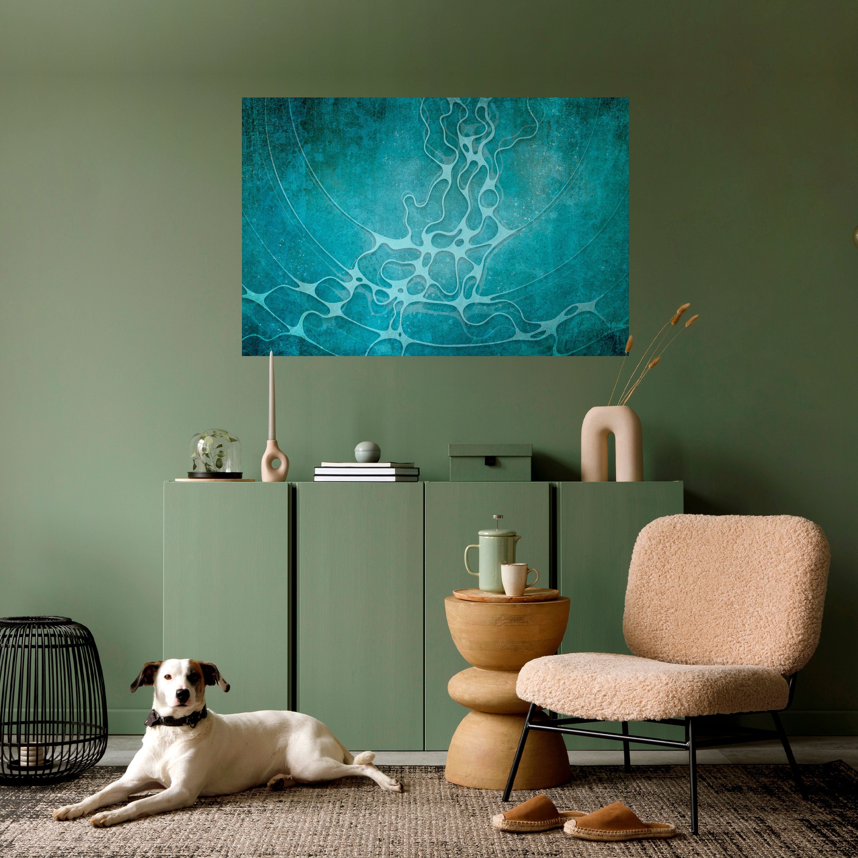 Affiche horizontale autocollante « RÉSEAU ÉSOTÉRIQUE »