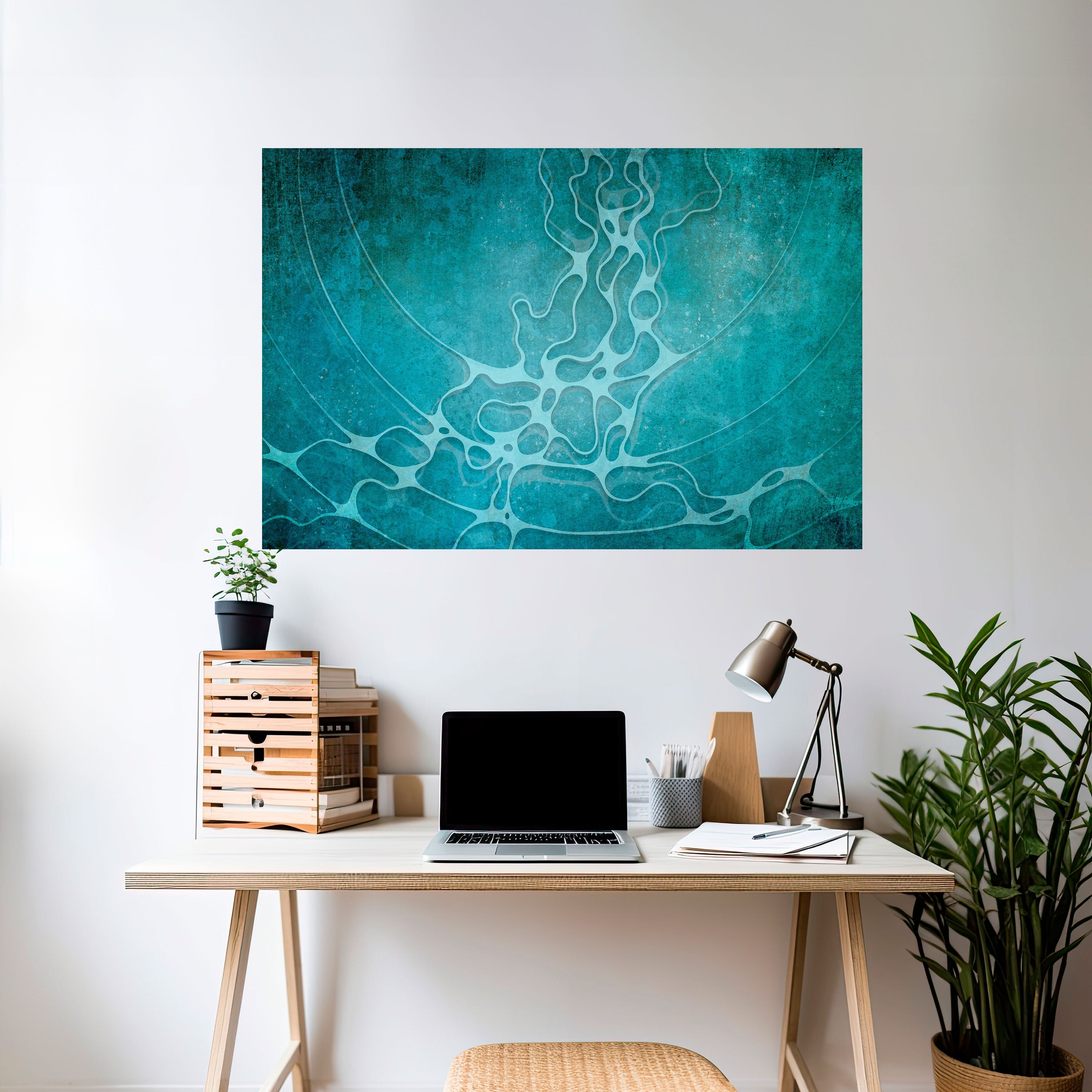 Affiche horizontale autocollante « RÉSEAU ÉSOTÉRIQUE »